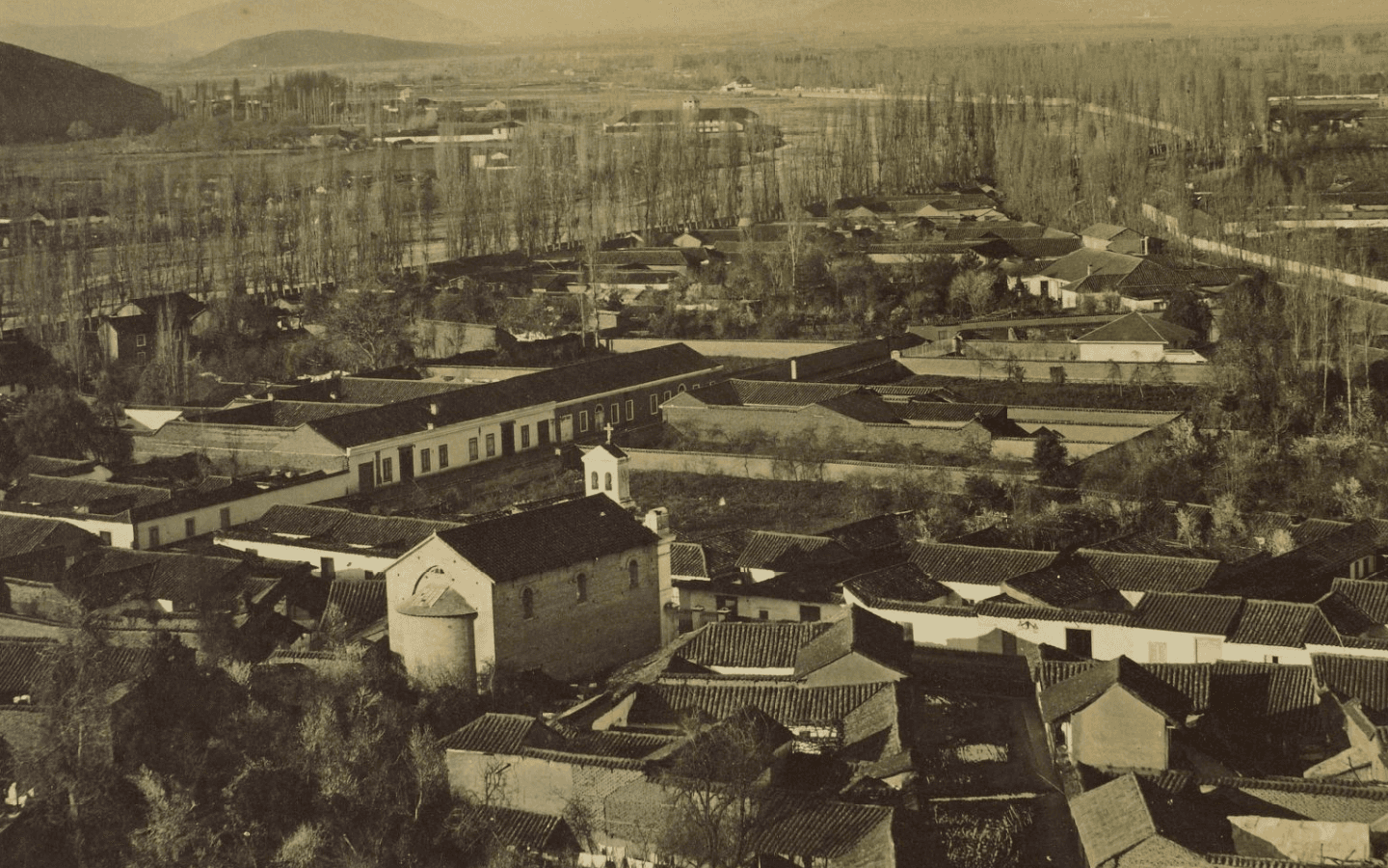 Santiago hacia el oriente en 1860