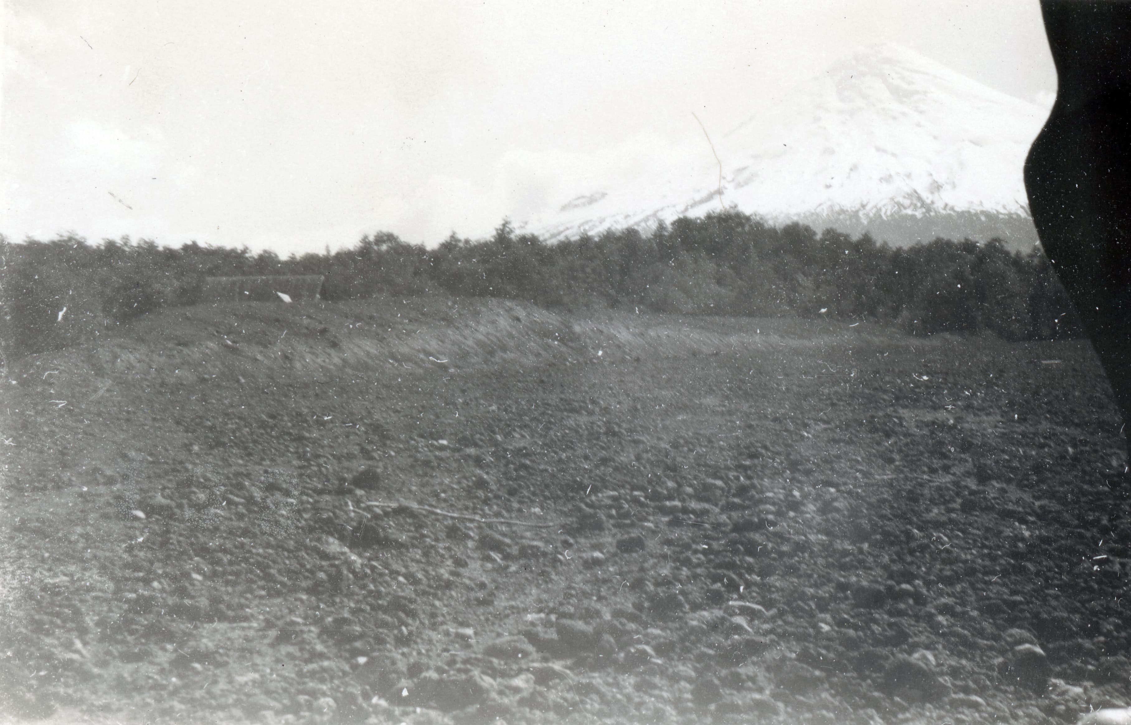 Escorial del Volcán Osorno en 1949