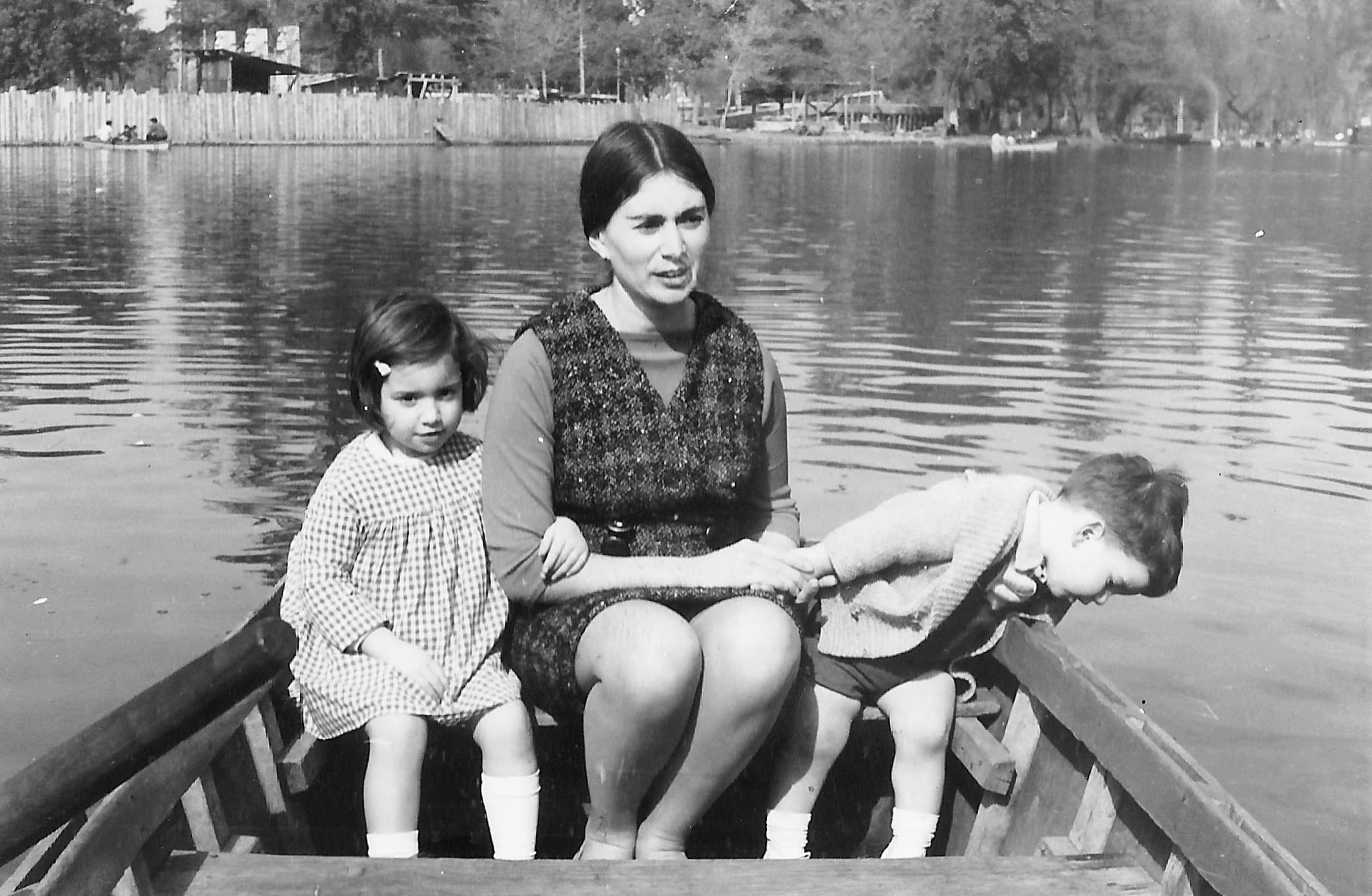 Laguna del Parque Cousiño en 1967