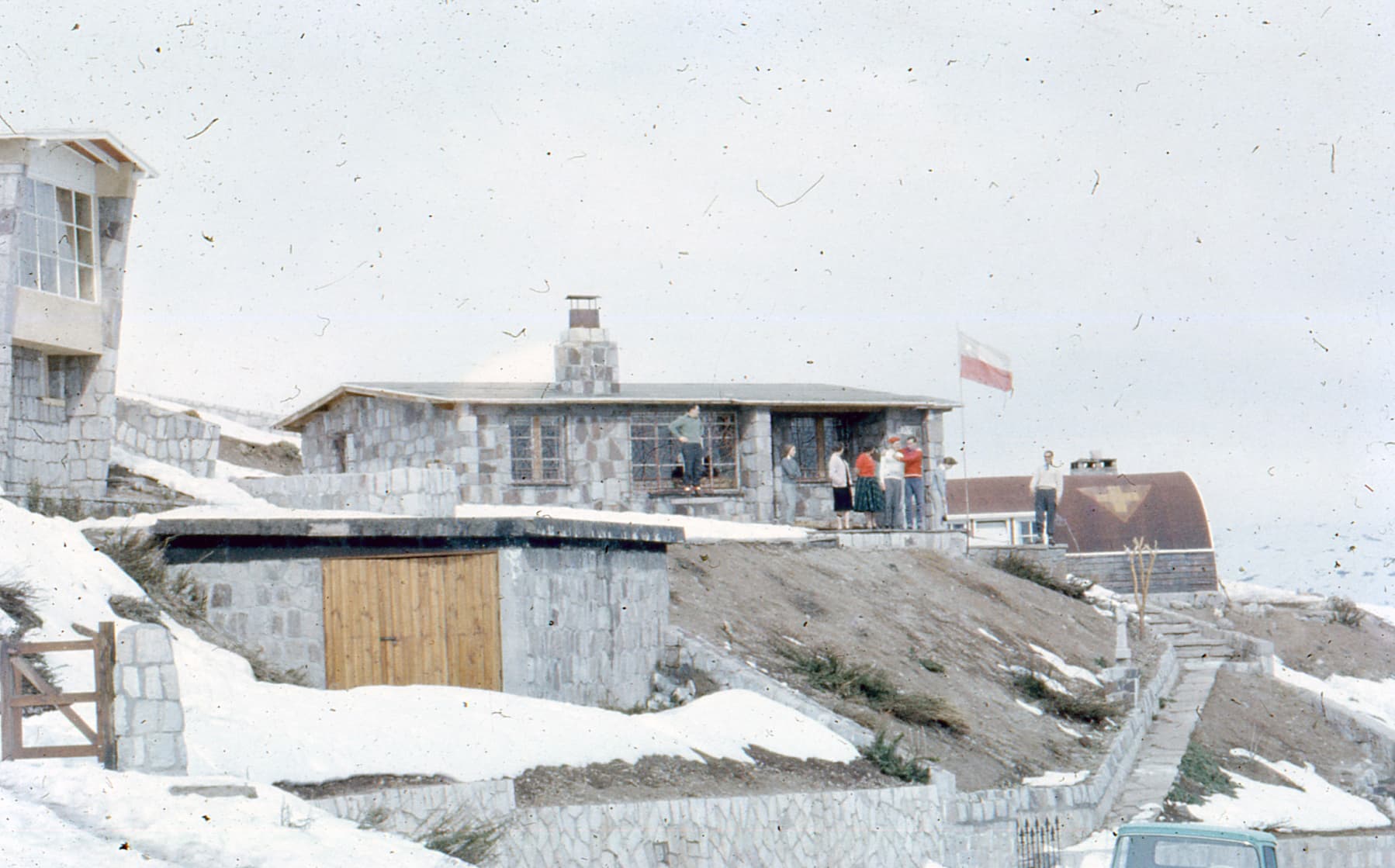 Refugio en Farellones en 1959