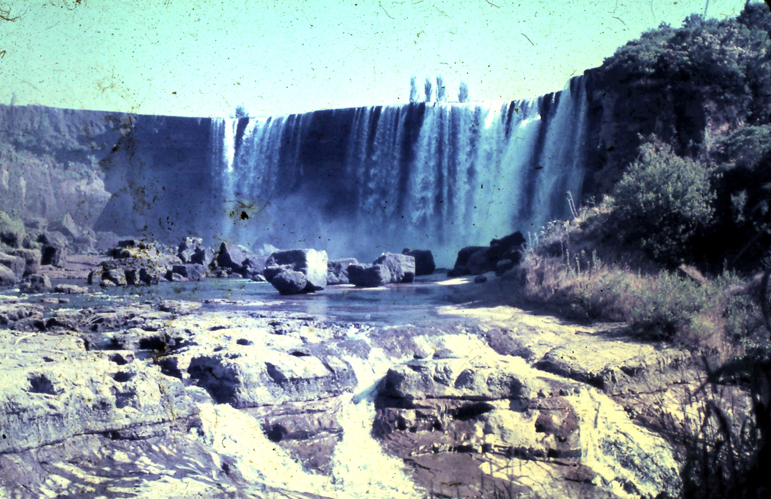Saltos del Laja en el verano de 1967