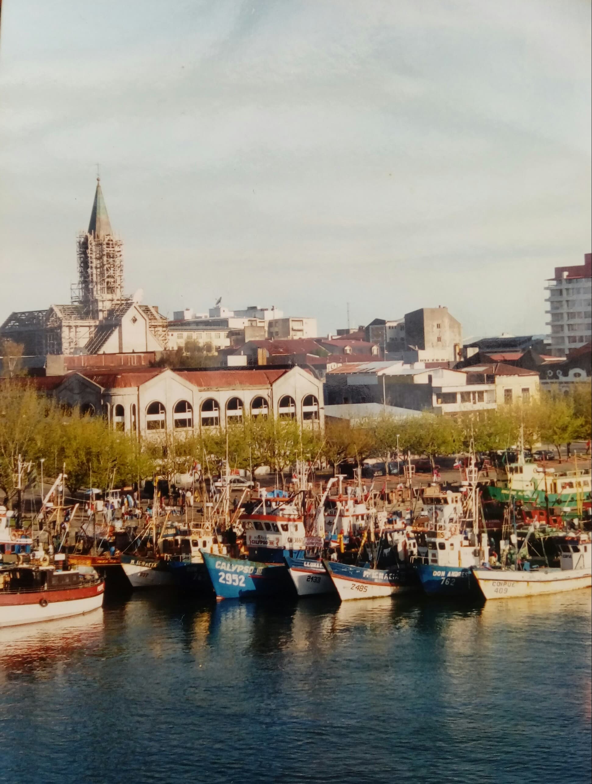 Construcción Catedral de Valdivia en 1992