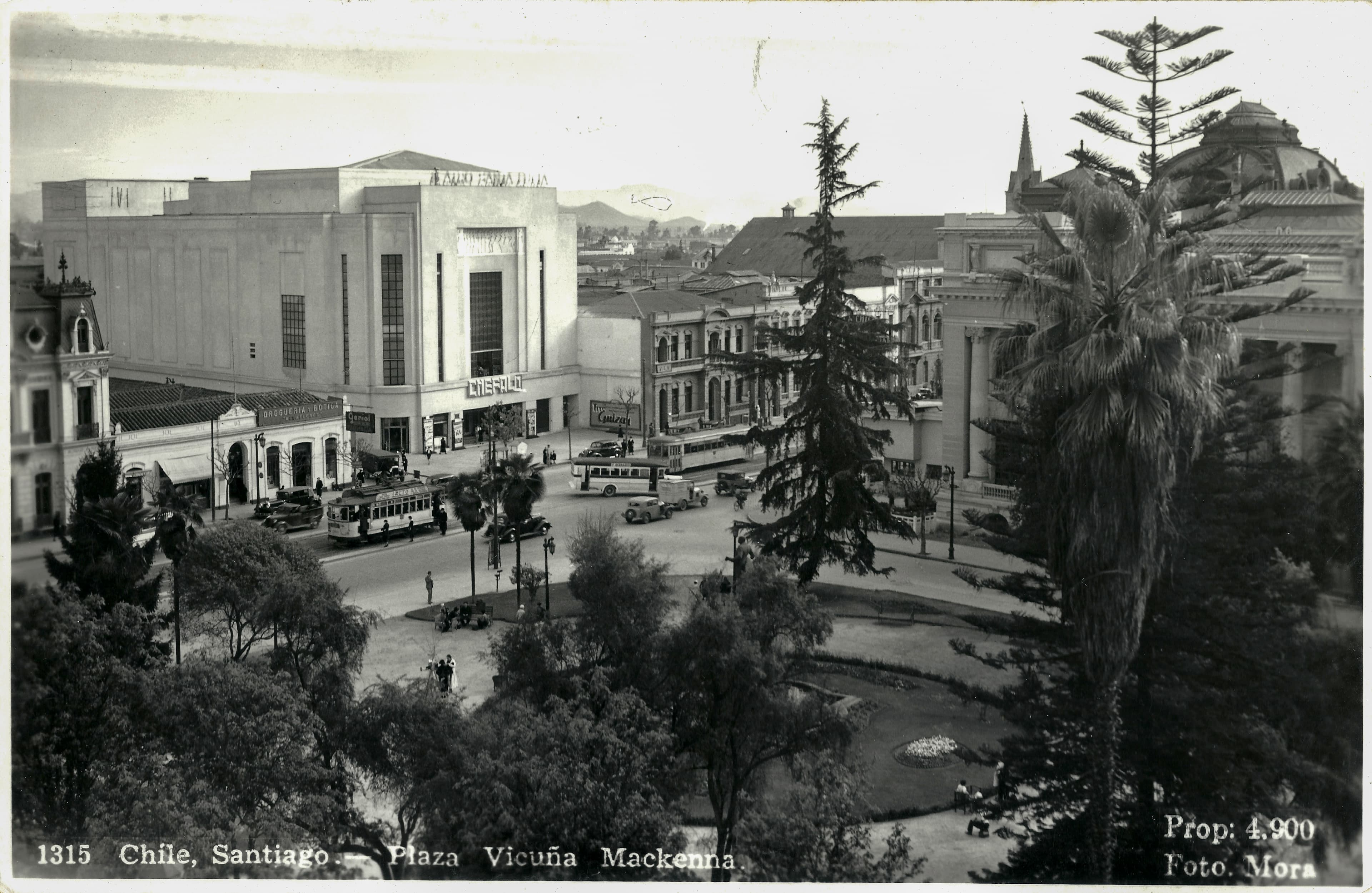 Cinerama Santa Lucía en 1940