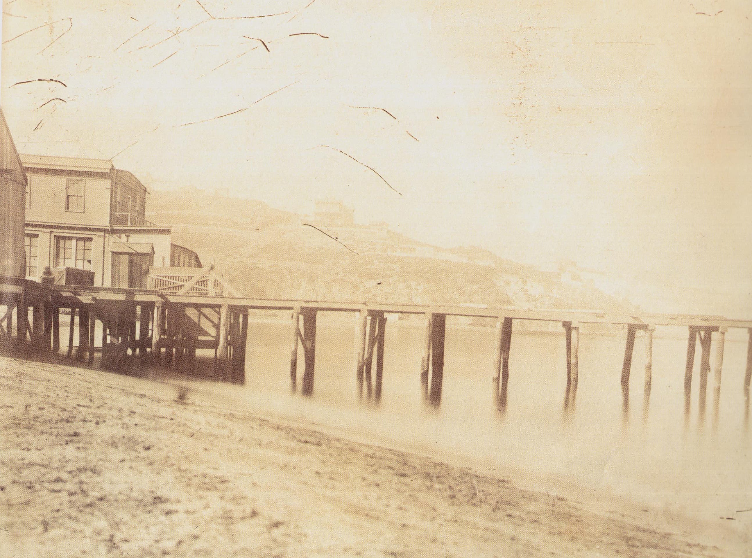 Vista del Balneario de Valparaíso,  1864
