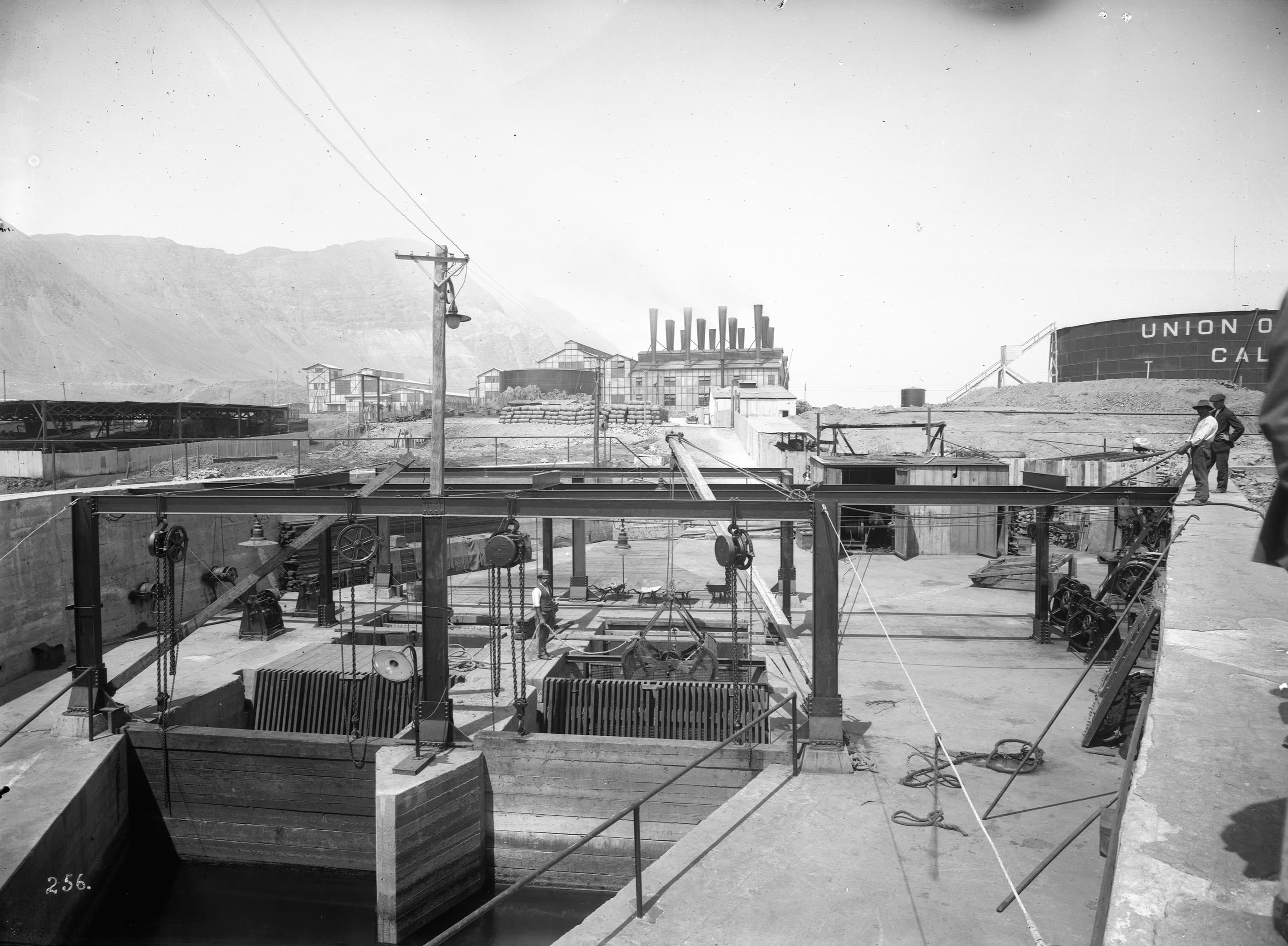Central termoeléctrica de Tocopilla en 1915