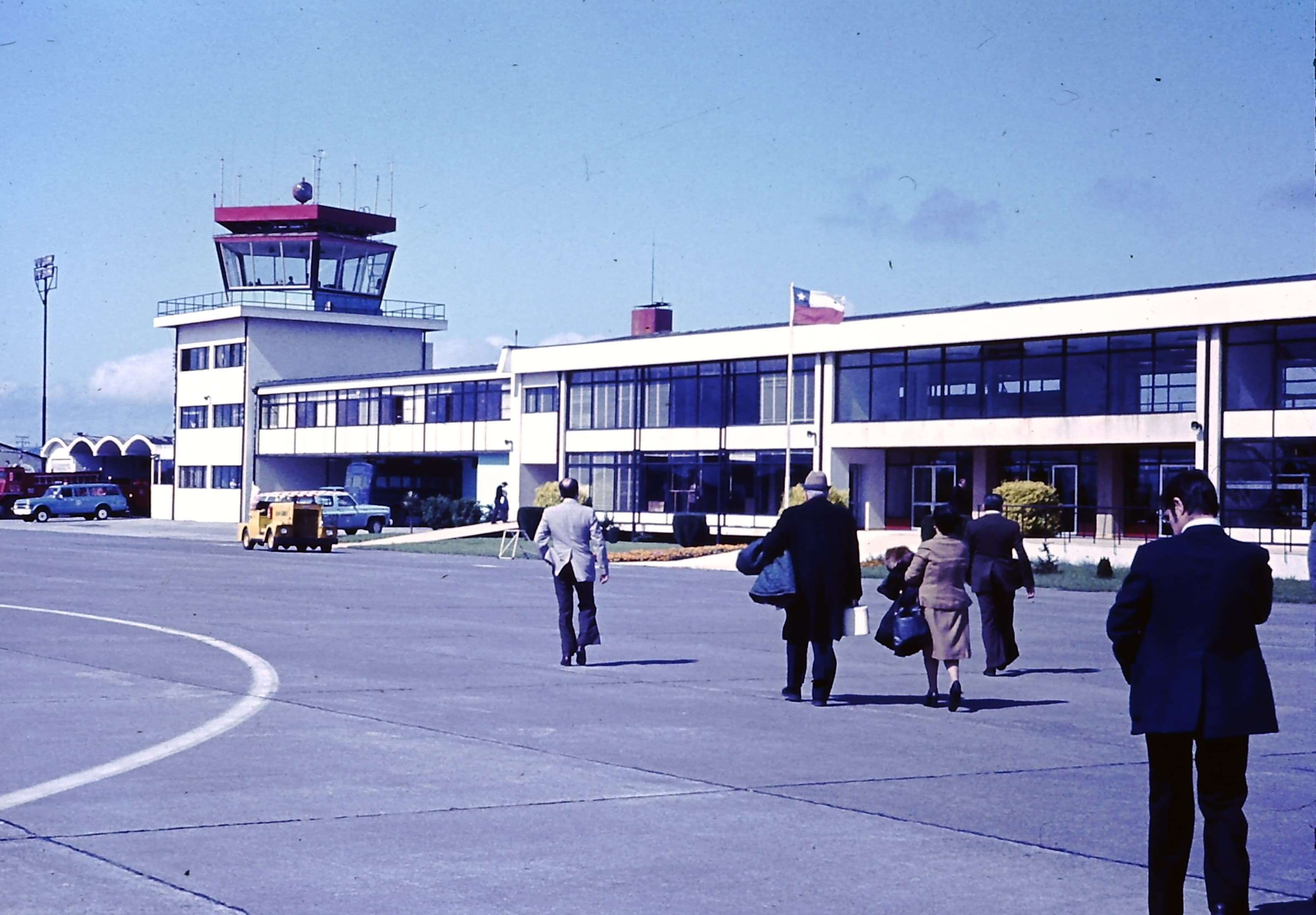 Aeropuerto de Cerrillos en los 70s