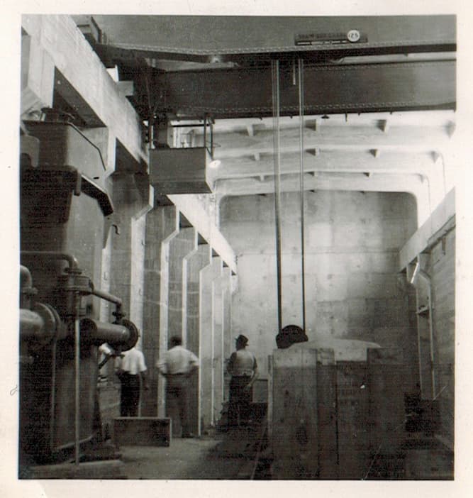 Central Hidroeléctrica Sauzal, 1945