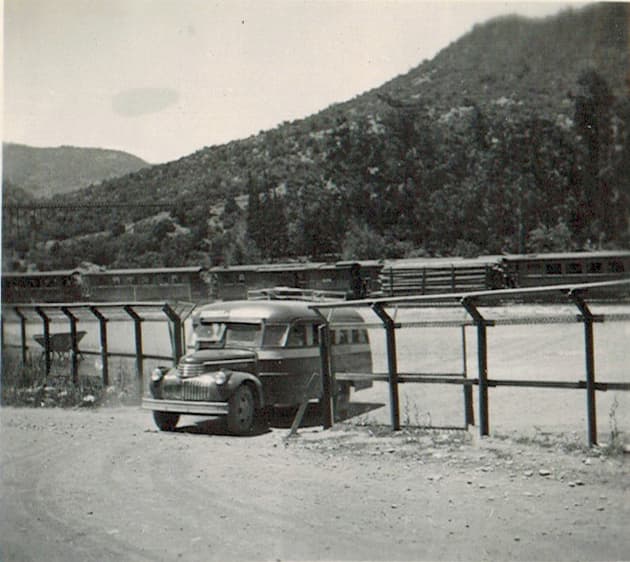 Bus Rancagua-Termas de Cauquenes, 1945