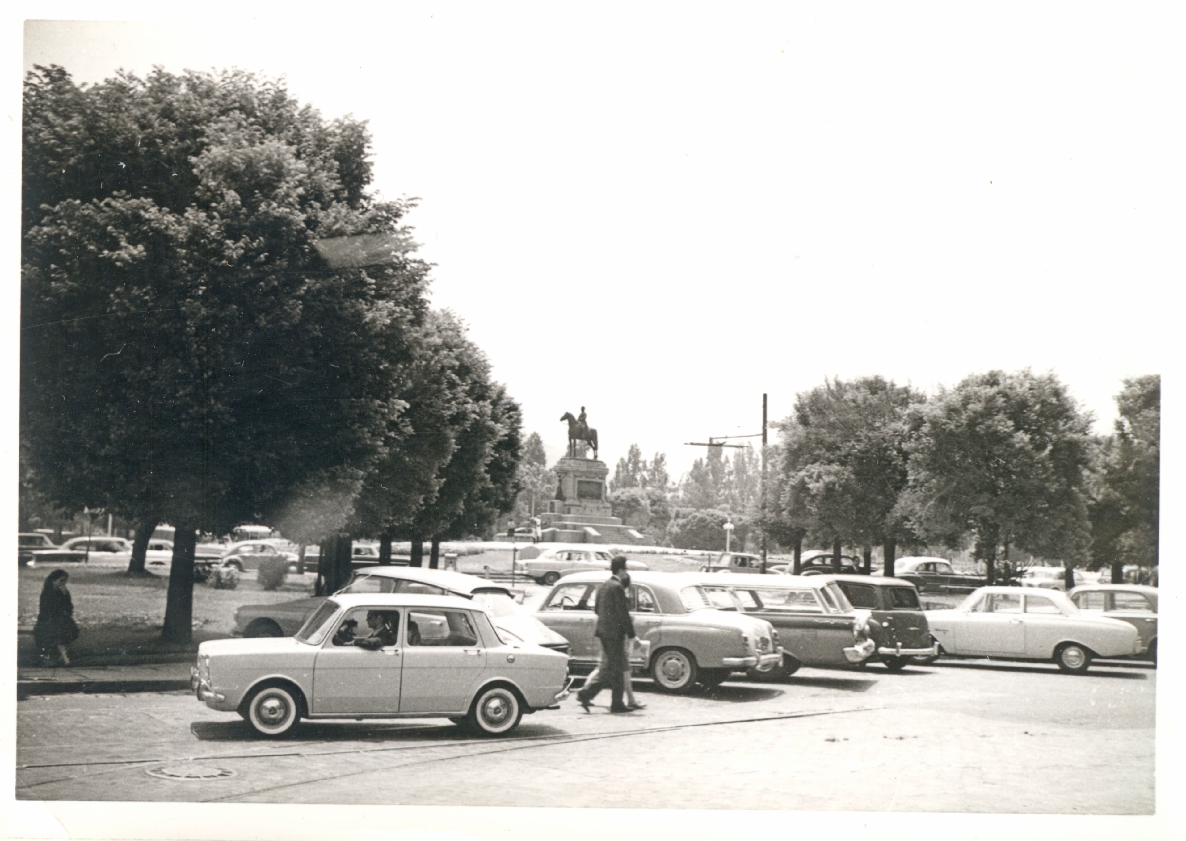 Plaza Baquedano en 1965