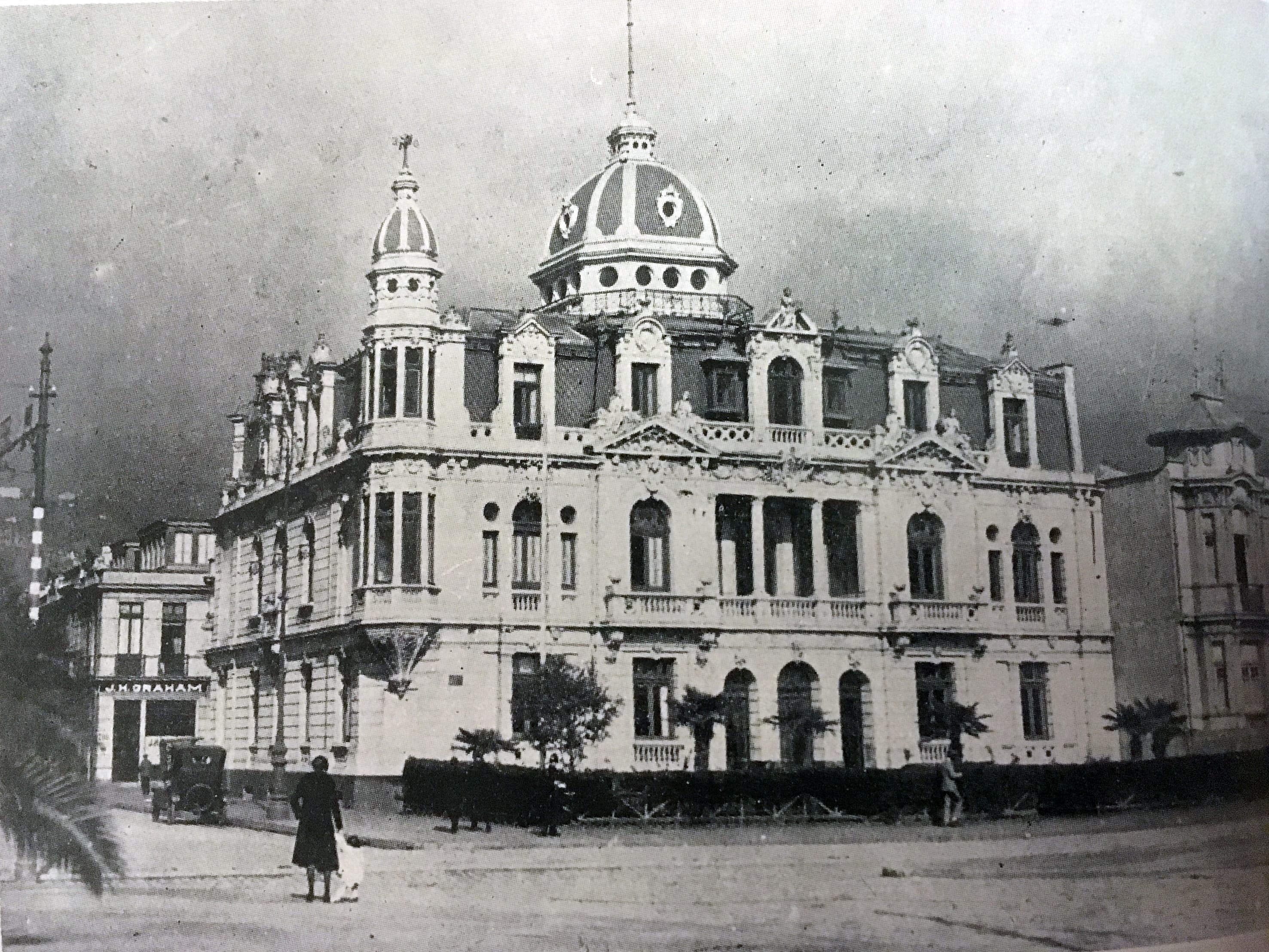 Palacio Polanco de Valparaíso en 1920