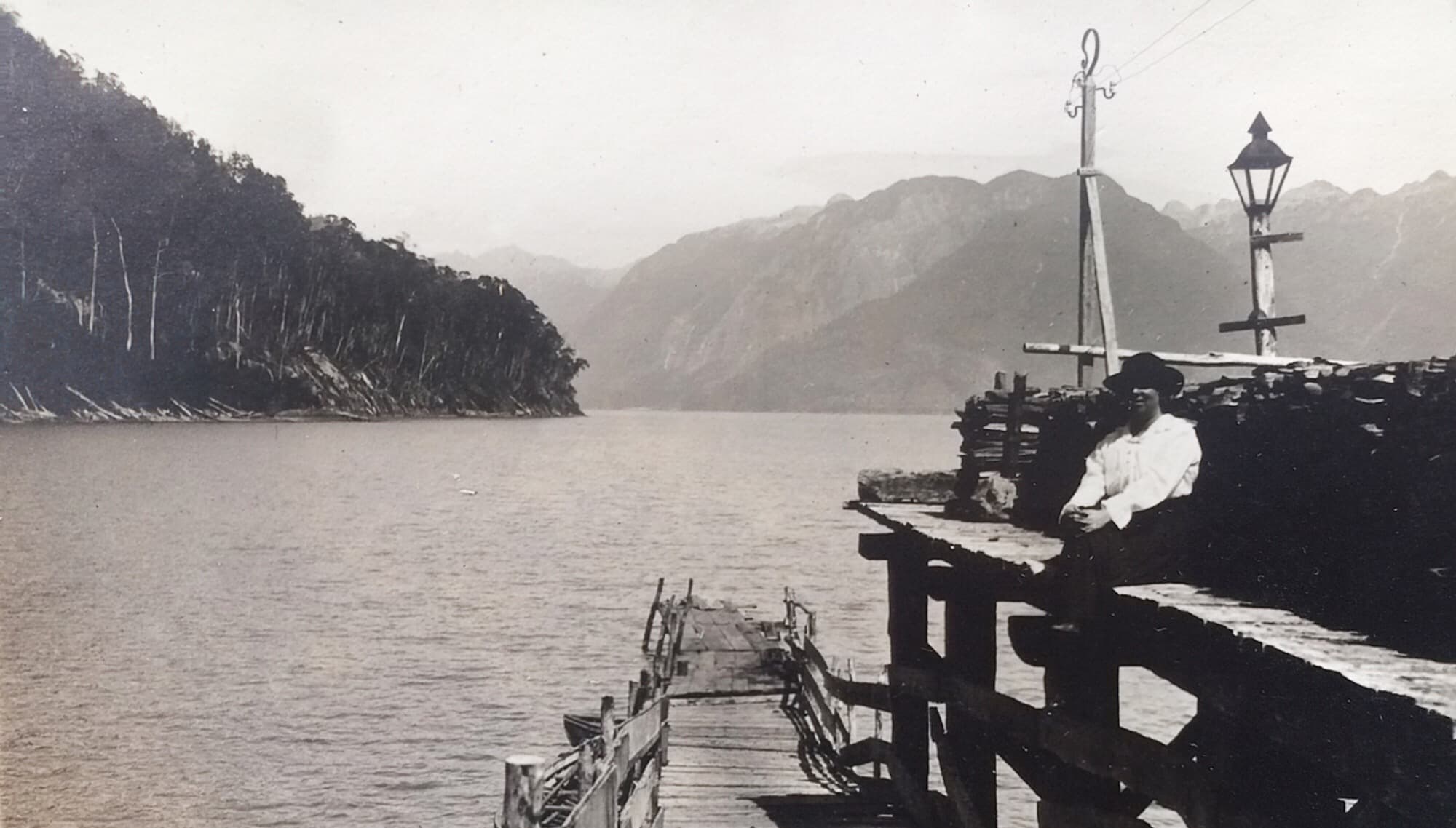 Muelle de Peulla en 1920