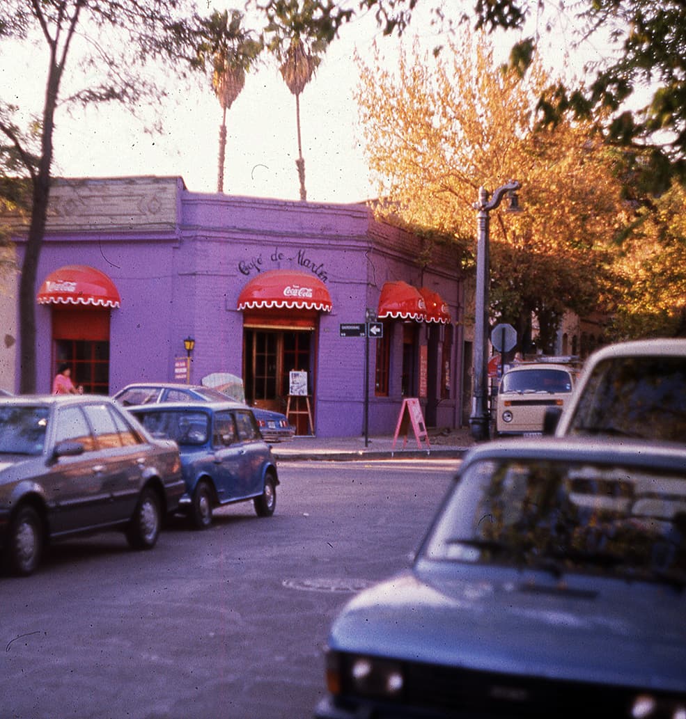 Barrio Bellavista de Santiago en 1989