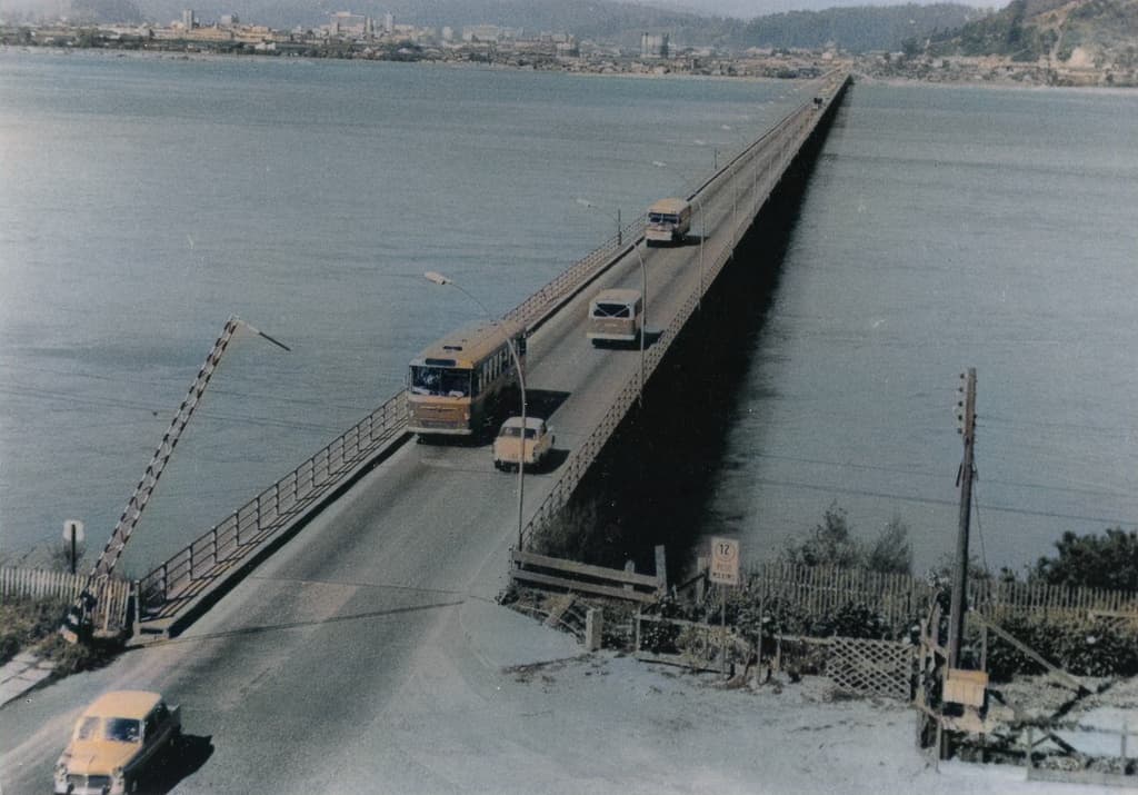Puente Biobío  en 1960