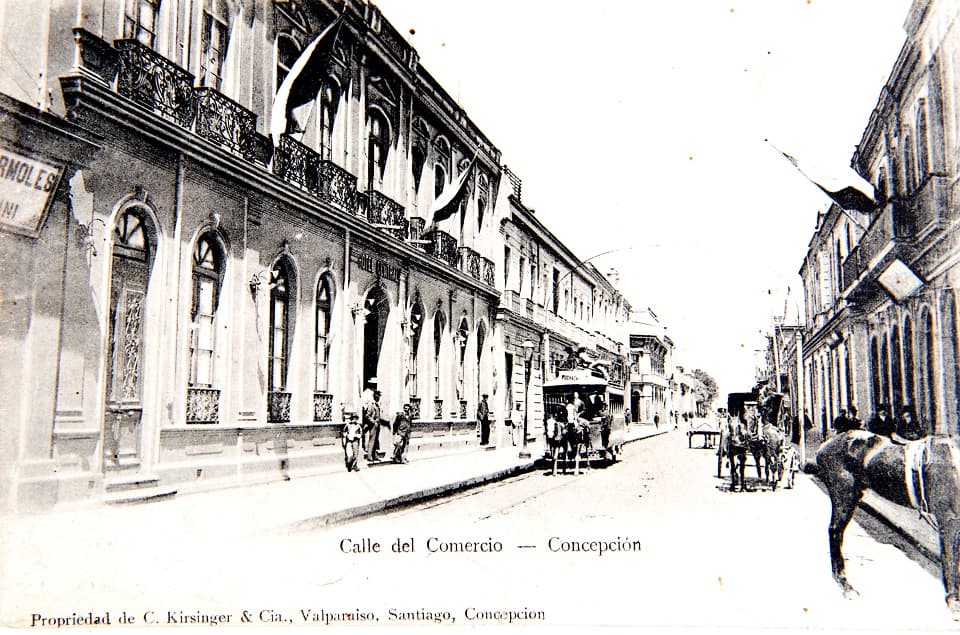 Calle del Comercio de  circa. 1900