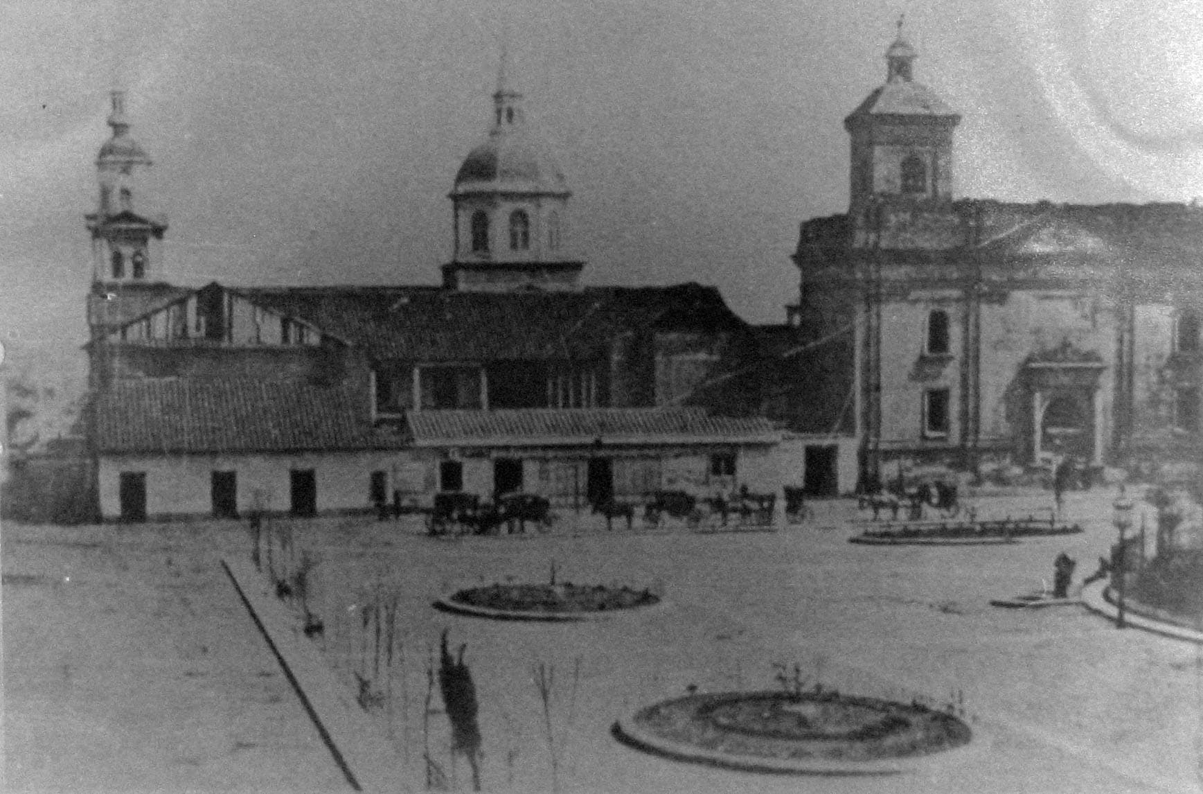Plaza de Armas de santiago en 1860