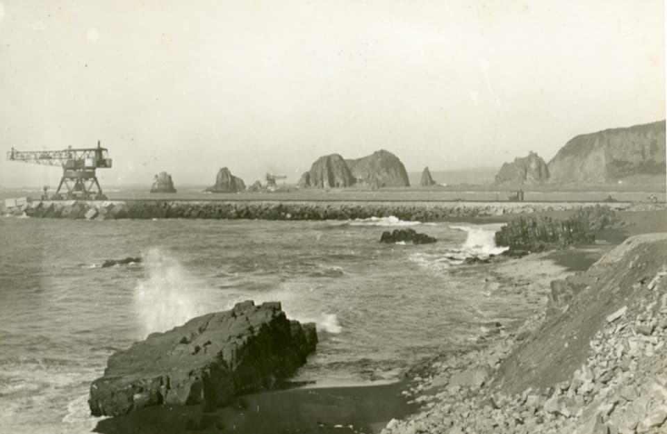 Vista general de Constitución en 1927