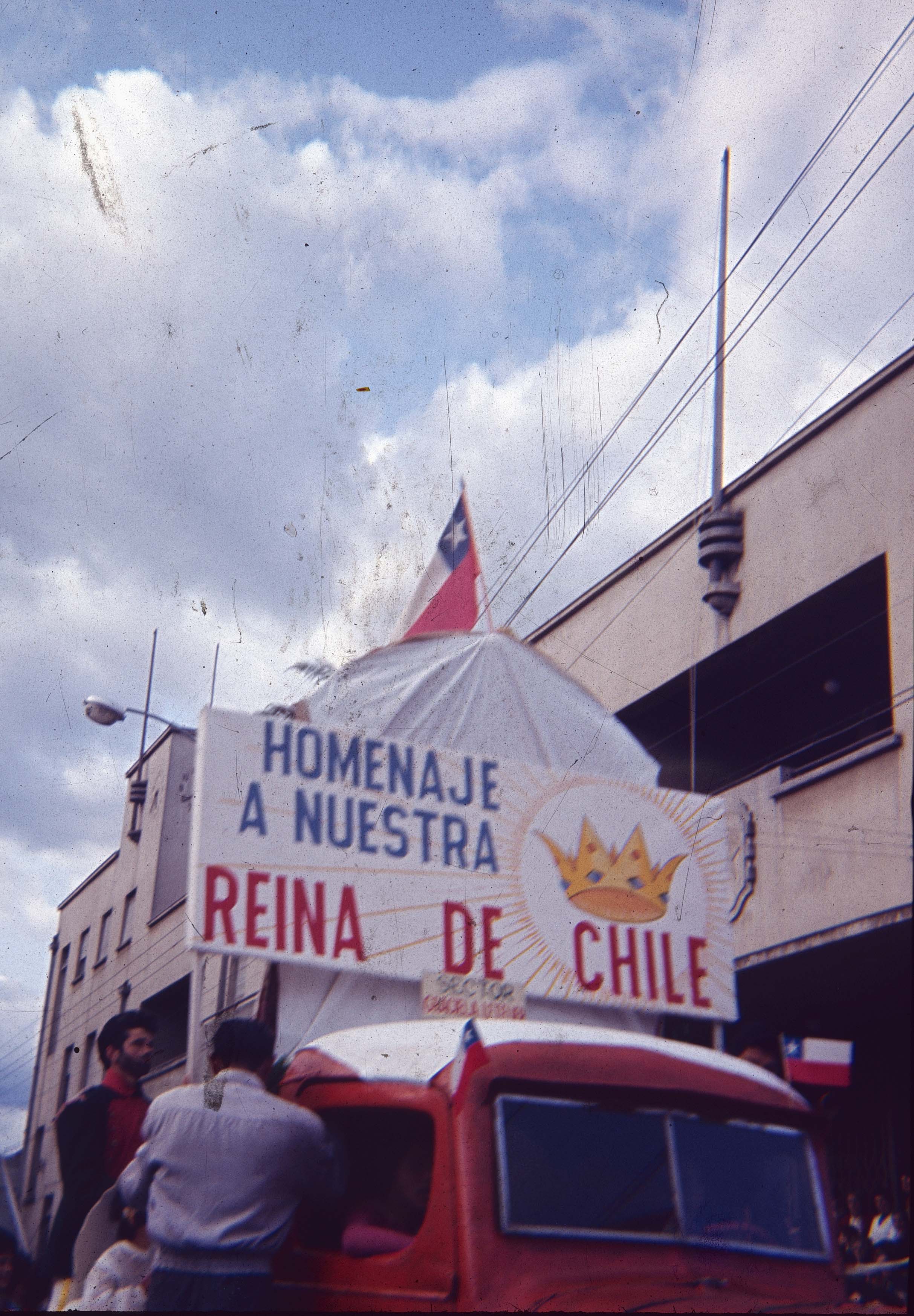 Procesión en Curicó en los 60