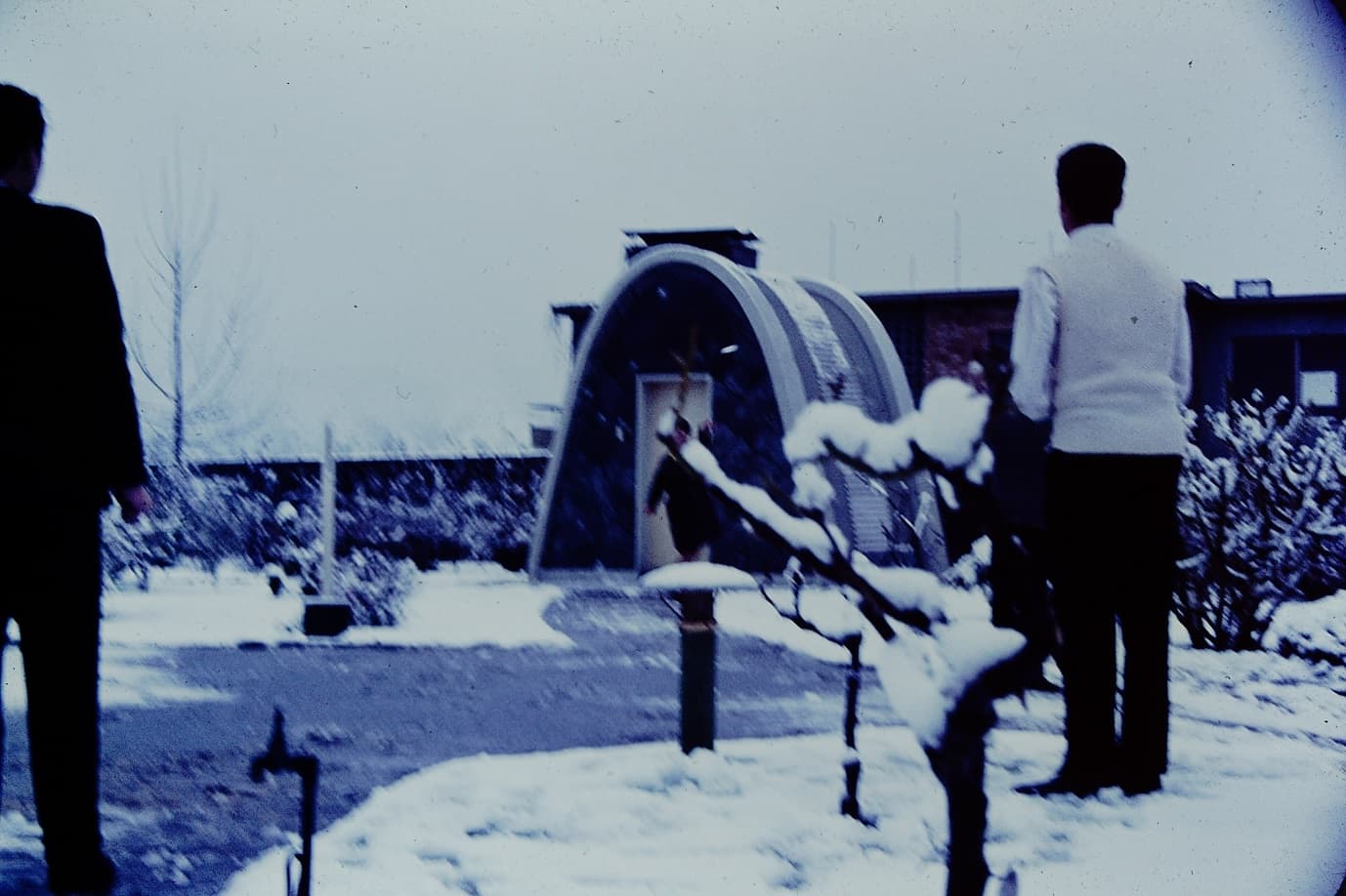 Nevada en el Observatorio Cerro Calán en los 60s