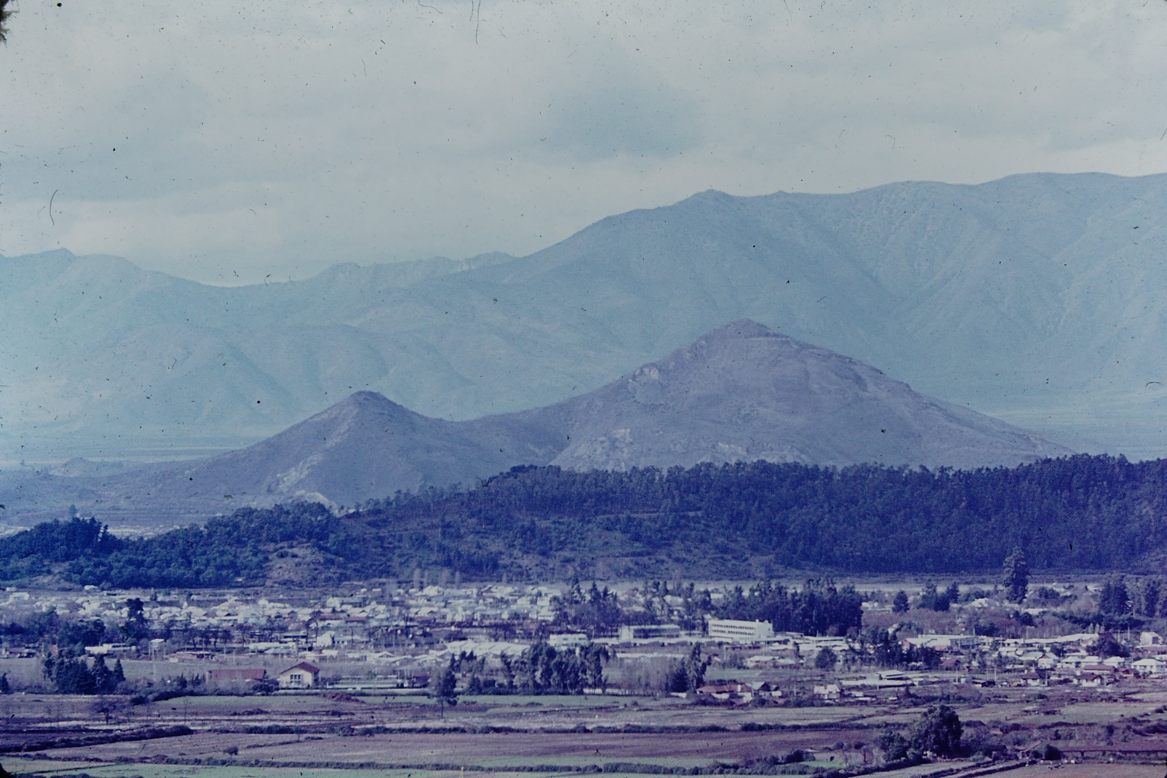Dependencias Observatorio Cerro Calán en los 60s