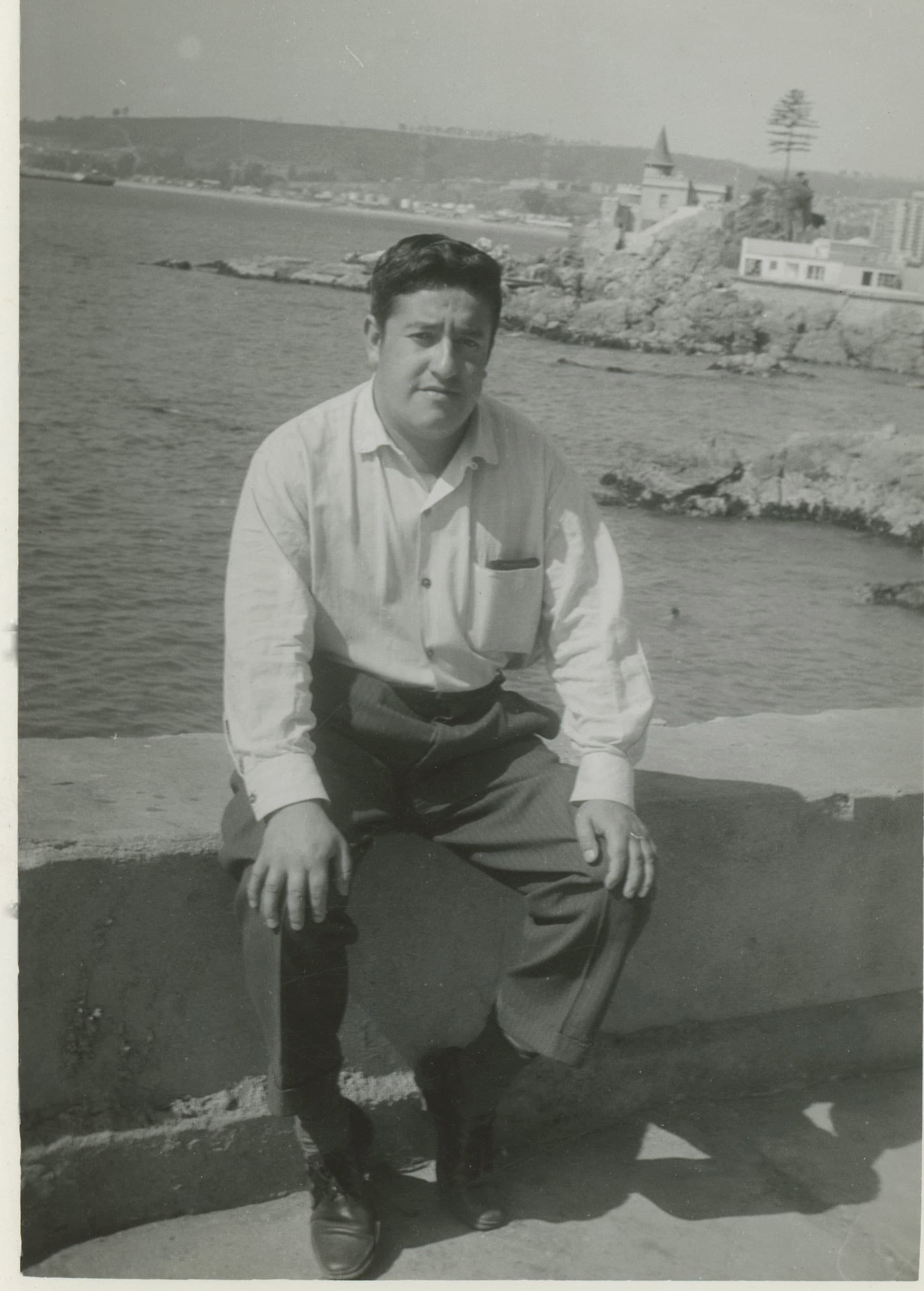 Hombre en Viña del mar en 1969