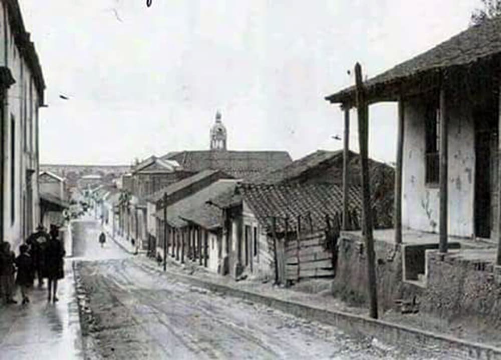 Vista a la ciudad en 1920