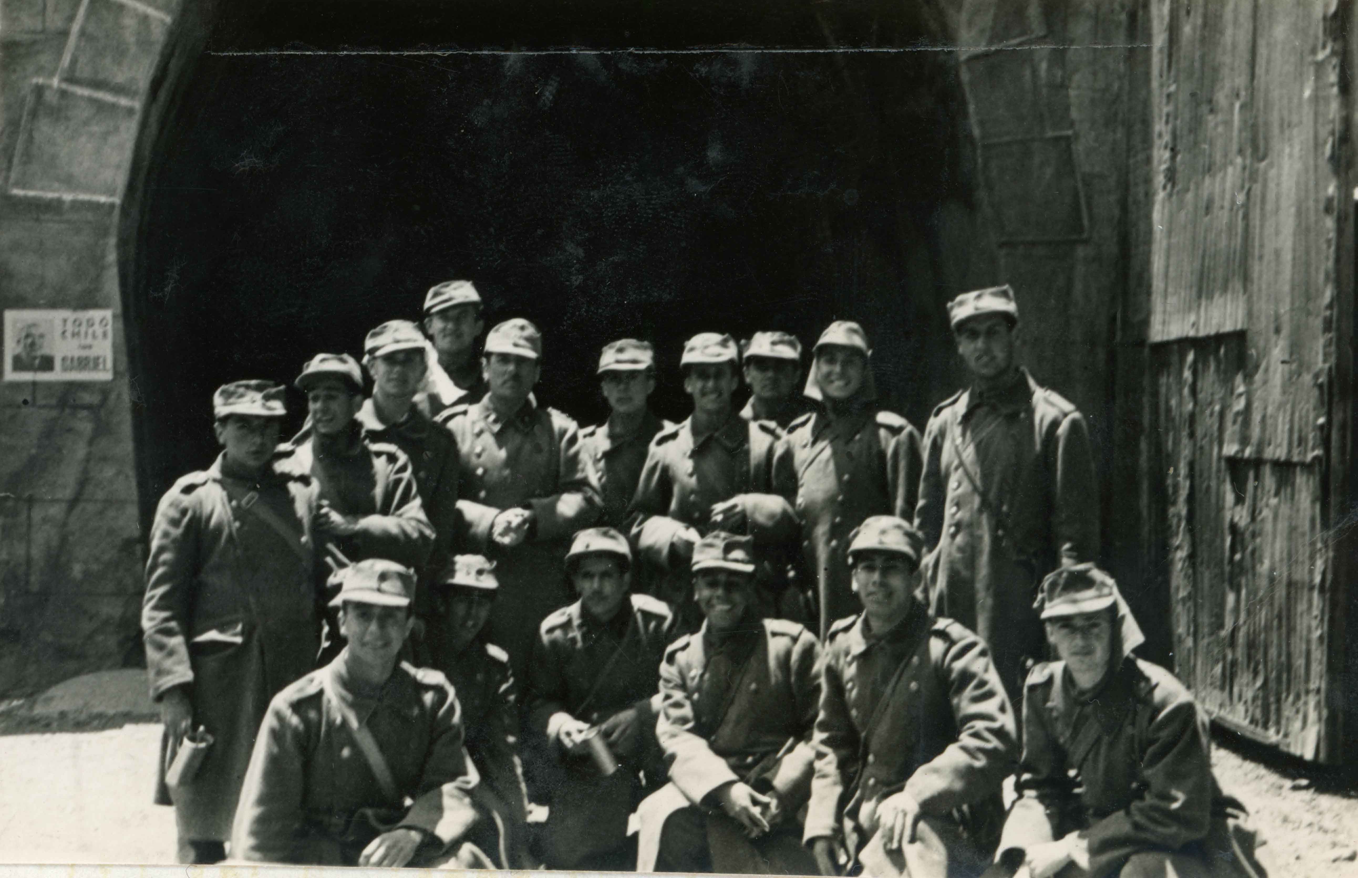 Cadetes en Portillo, 1945