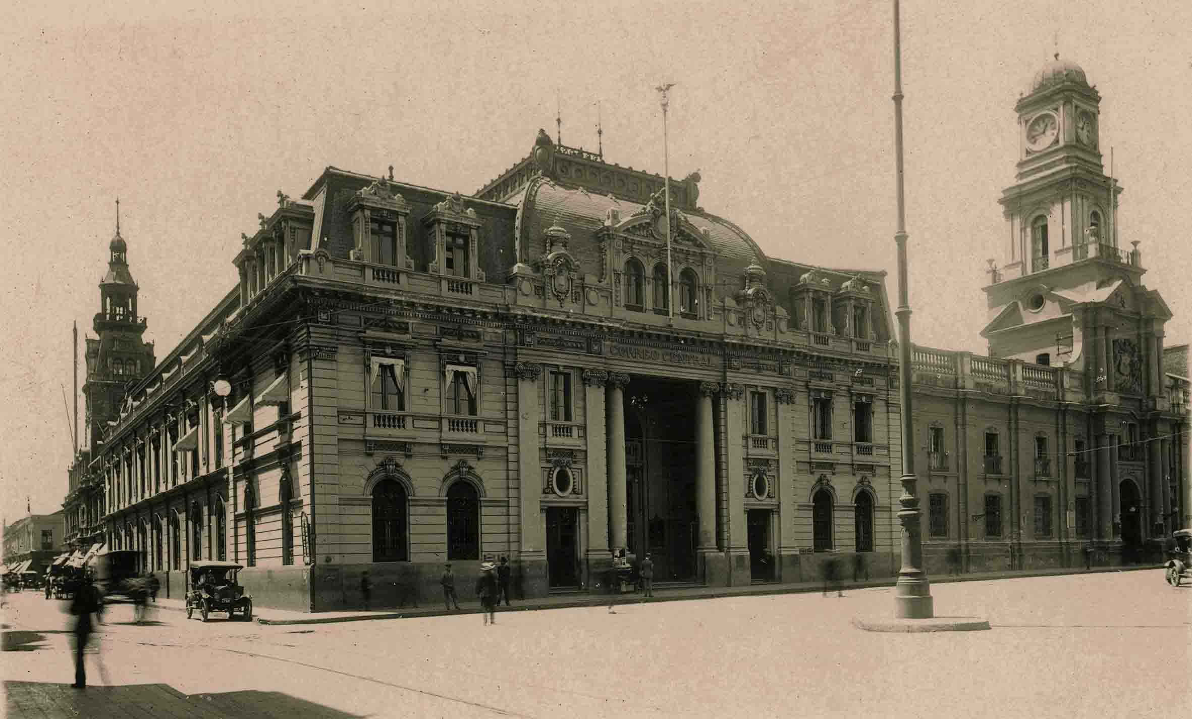 Correos de Chile ca. 1920