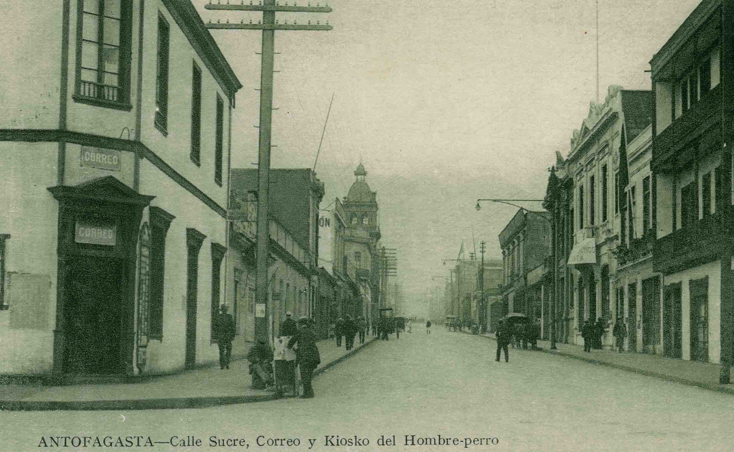Calle Sucre de Antofagasta ca. 1910