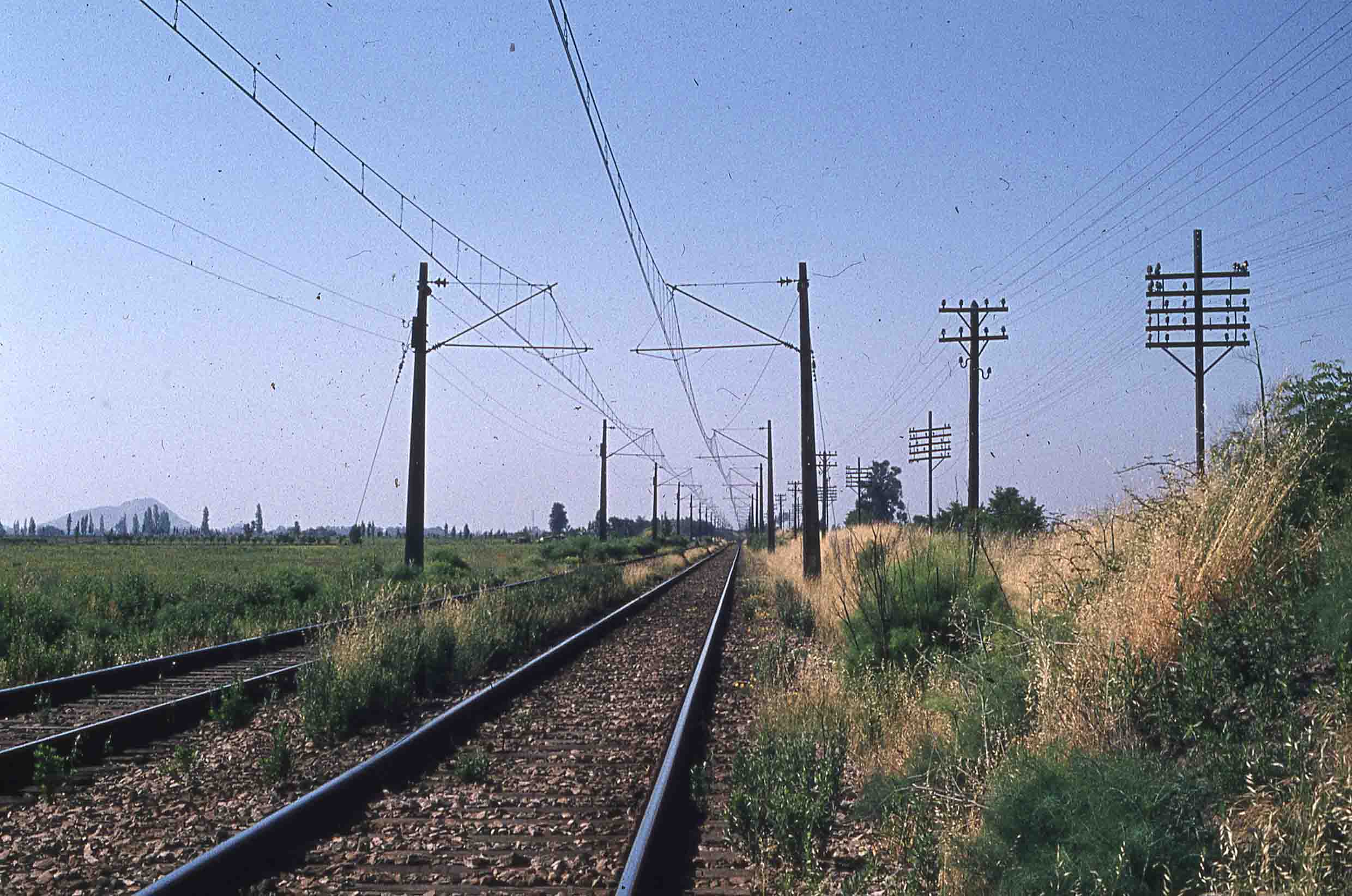 Linea ferroviaria en los 80