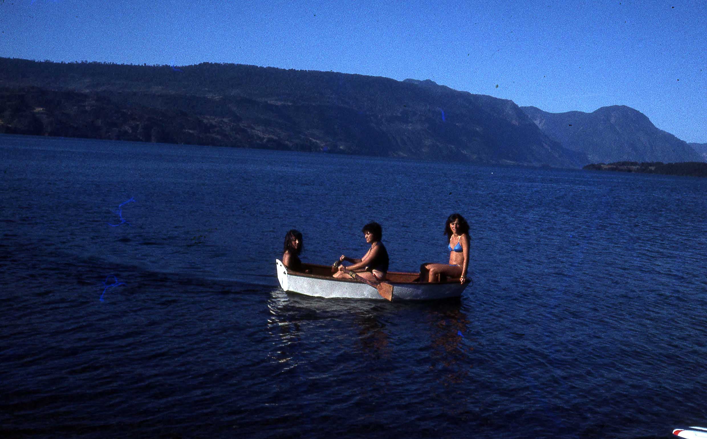 Lago Caburga en los 70
