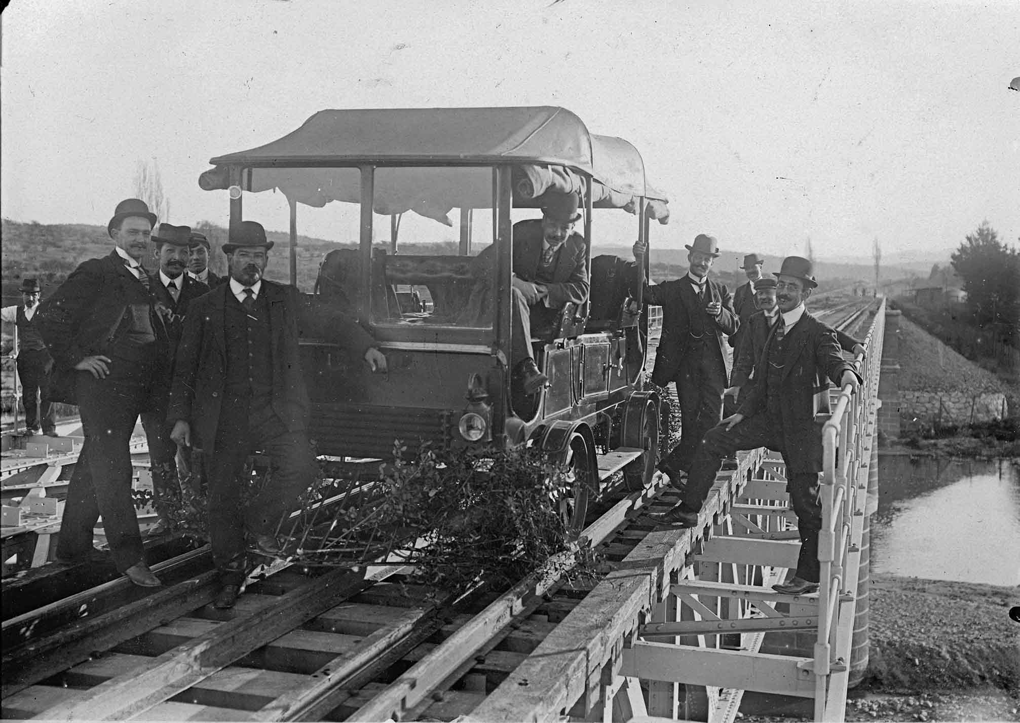 Puente Limache en 1910
