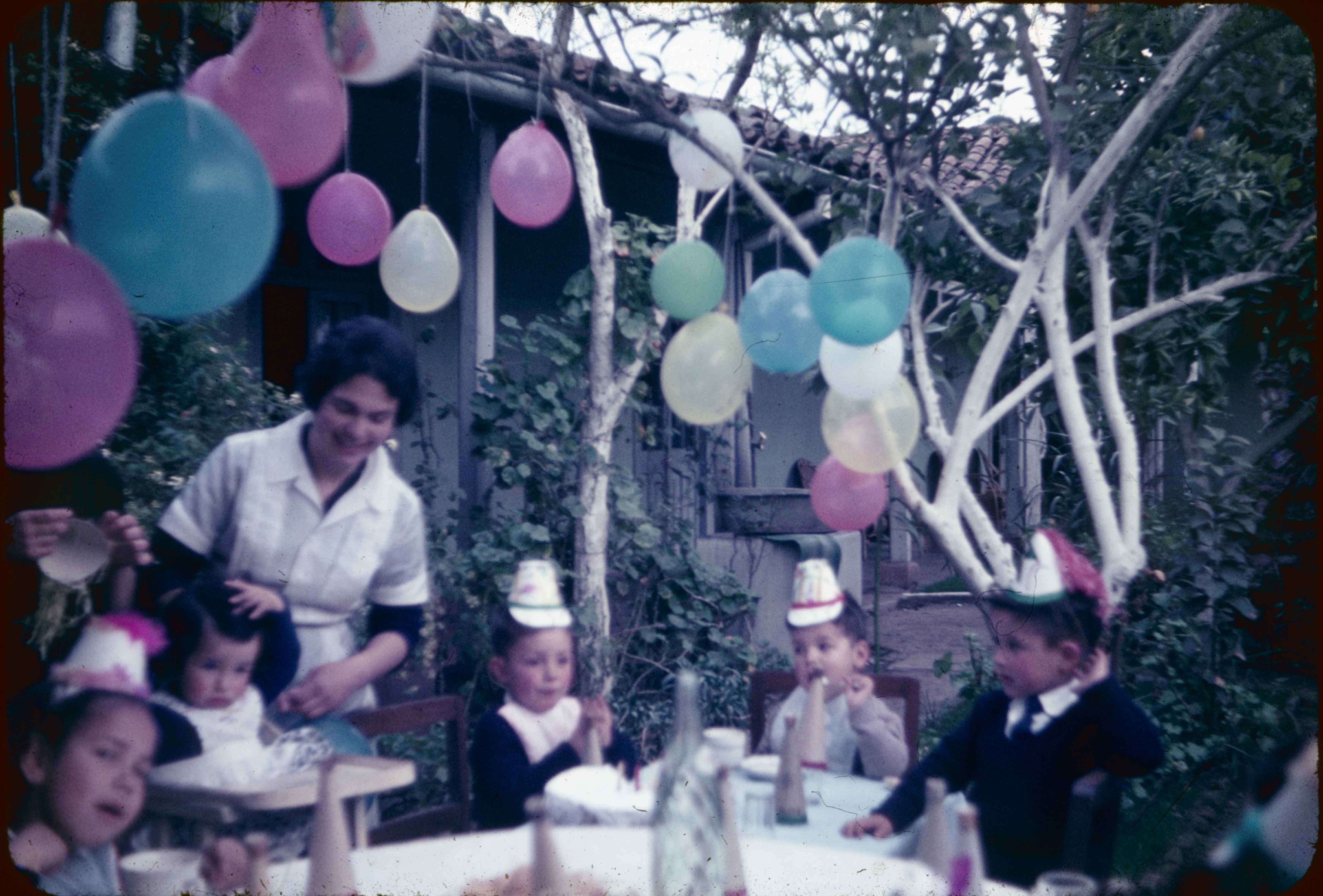 Cumpleaños en Teno en los años 60