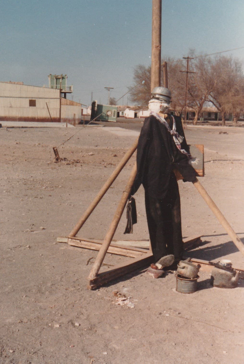 Coya Sur abandonado en 1982