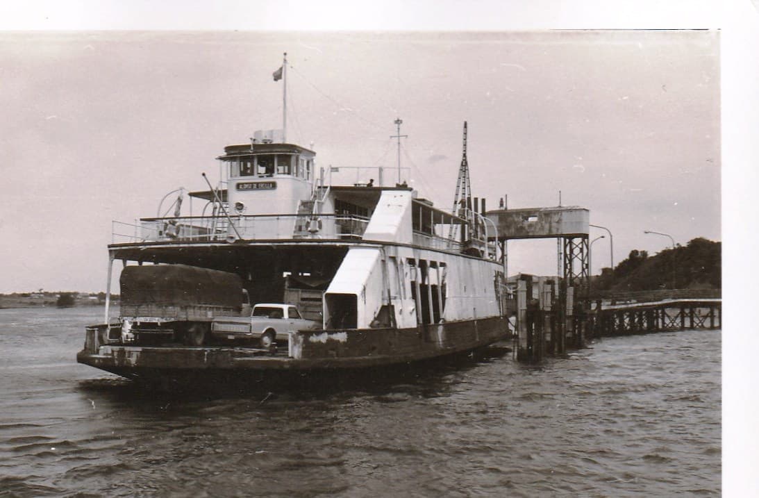 Ferry Alonso de Ercilla en Pargua-Canal Chacao, 1968
