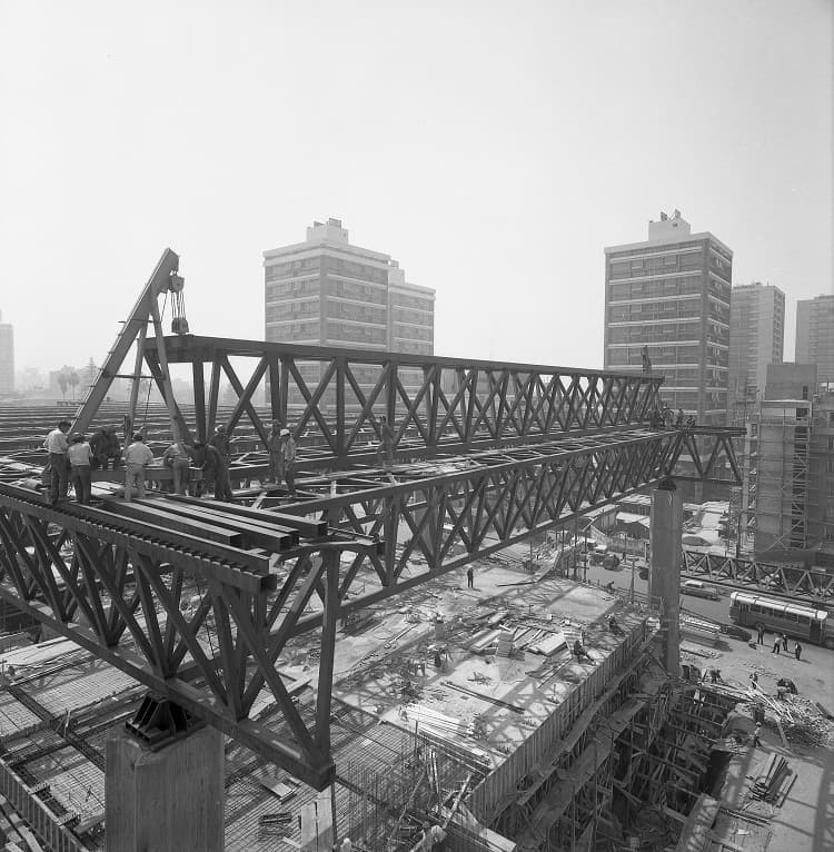 UNCTAD III en obras en 1971