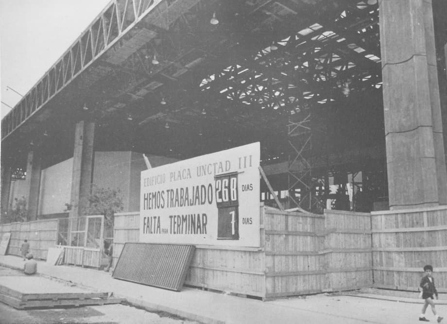 Edificio UNCTAD III en 1972