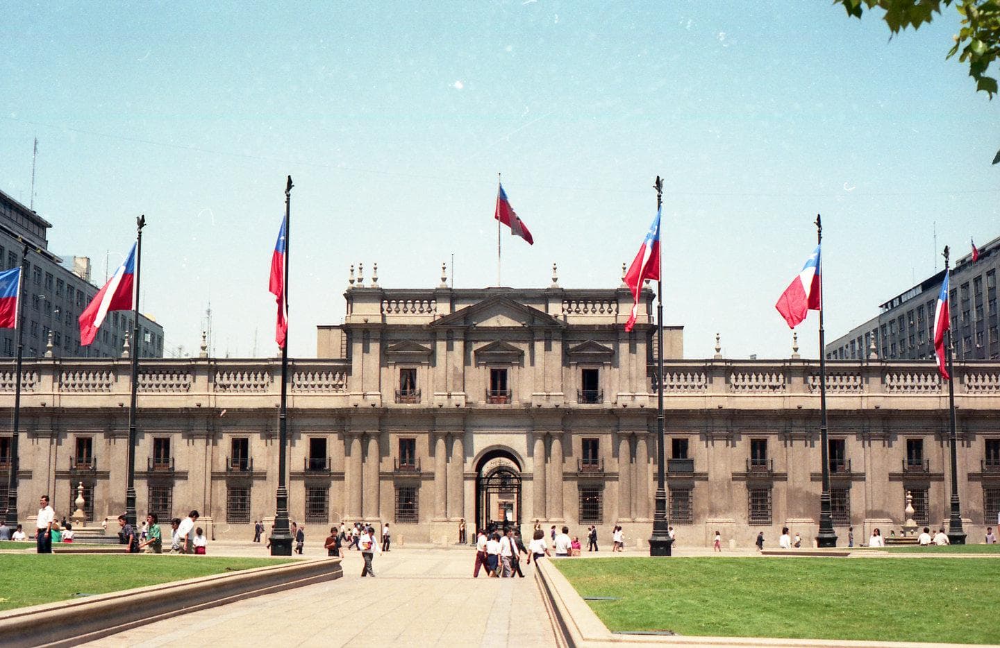 Palacio de La Moneda, en 1980