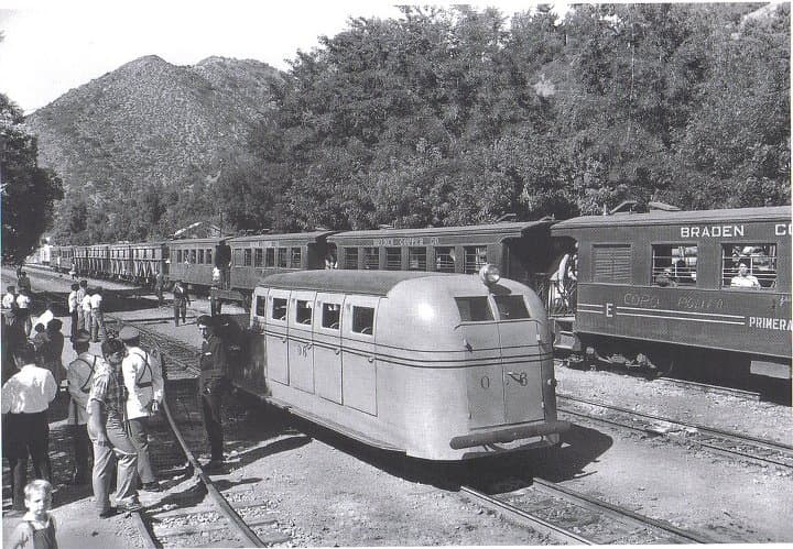 Ferrocarriles detenidos en Sewell, ca. 1930