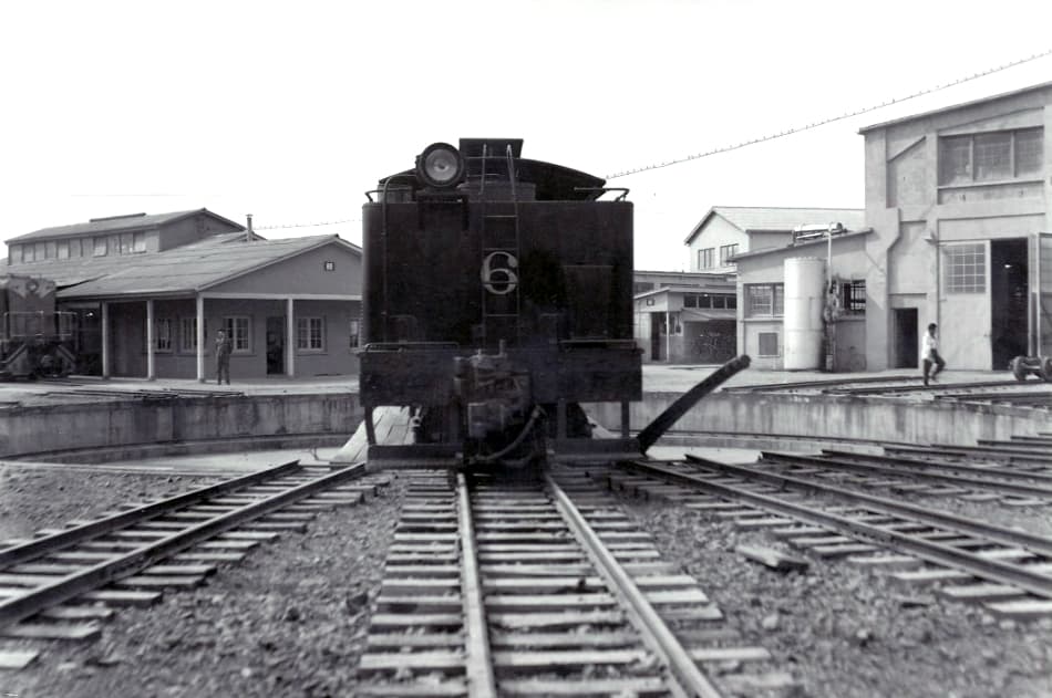 Locomotora N°6 de la Braden Copper, Rancagua, ca. 1930