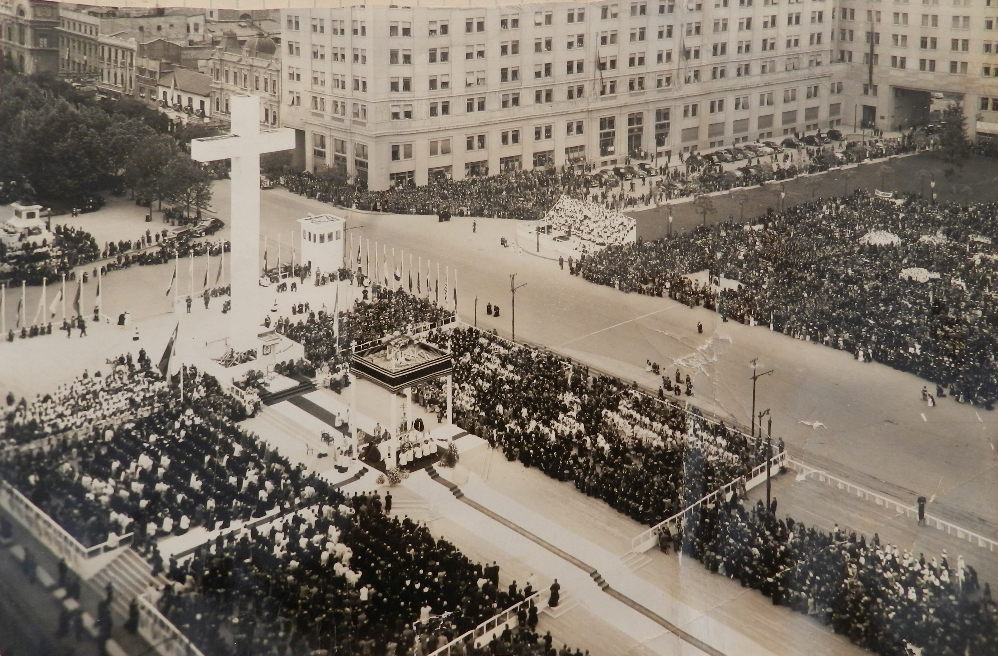 Ceremonia en la plaza de la ciudadanía, 1941