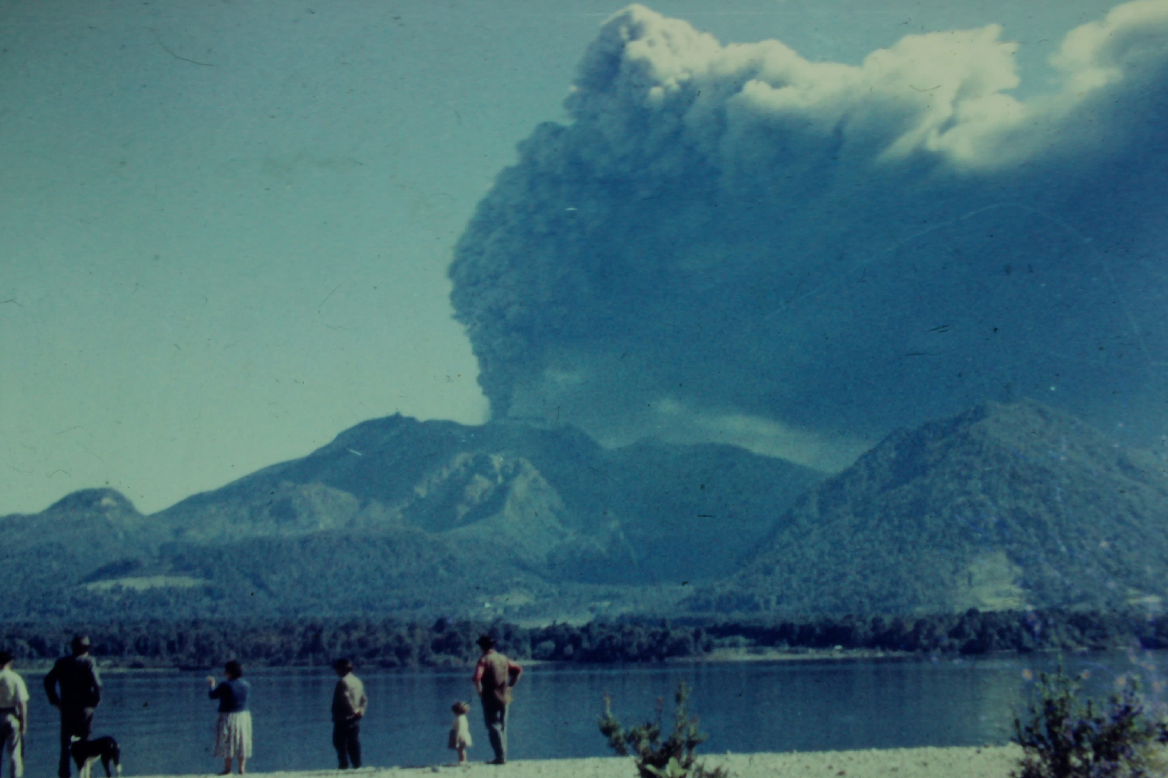 Erupcion del Volcán Calbuco, 1961