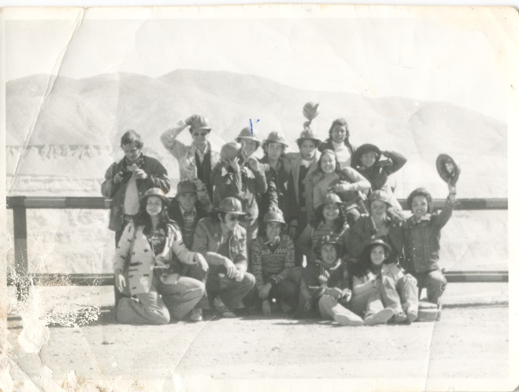 Viaje de estudios en Chuquicamata en 1975