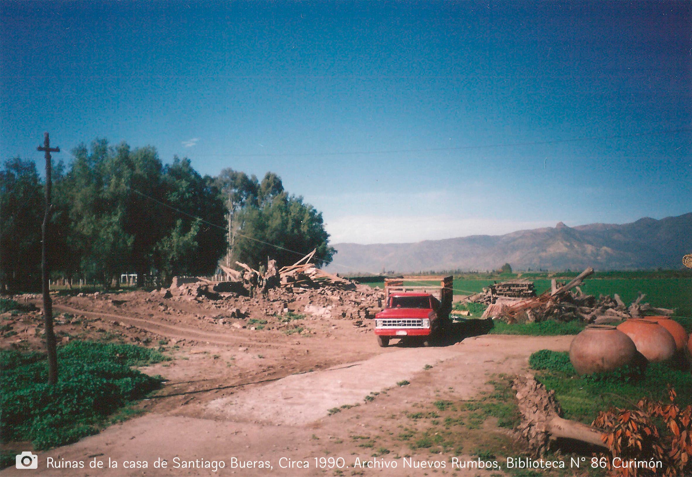 Desmantelación de la Casa de Santiago Bueras, 1990