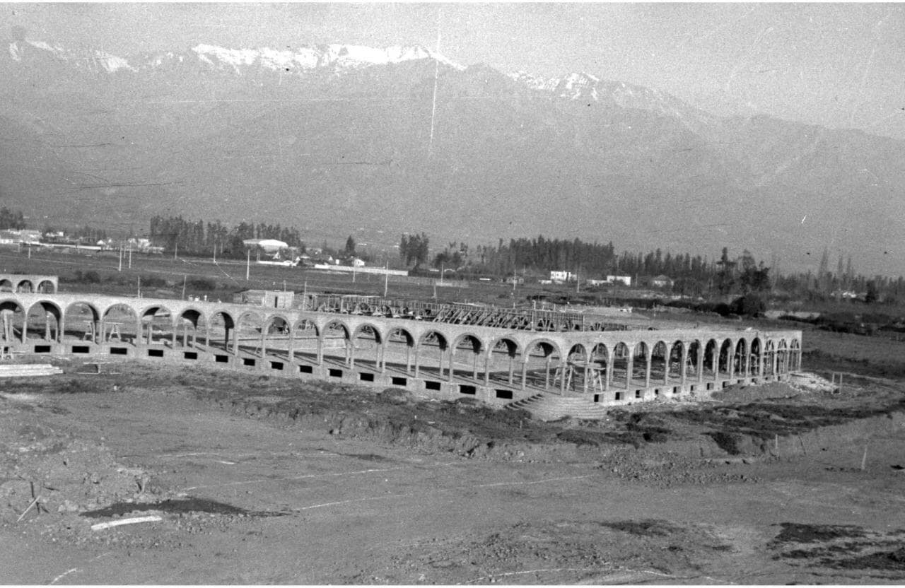 Obras Estadio Español, 1950