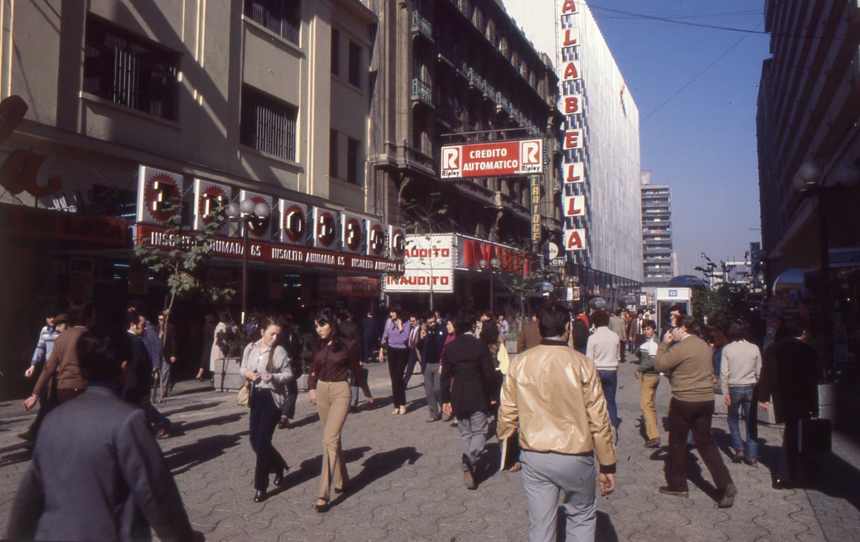 Paseo Ahumada, 1980