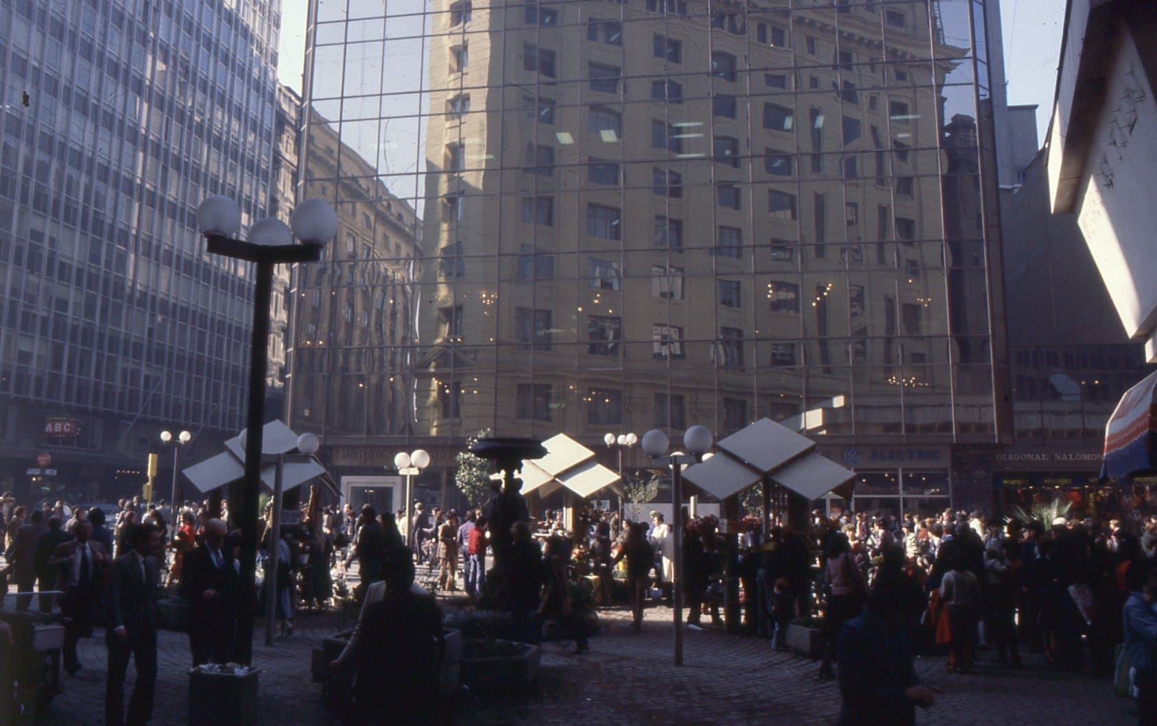 Paseo Ahumada y Calle Nueva York, 1980