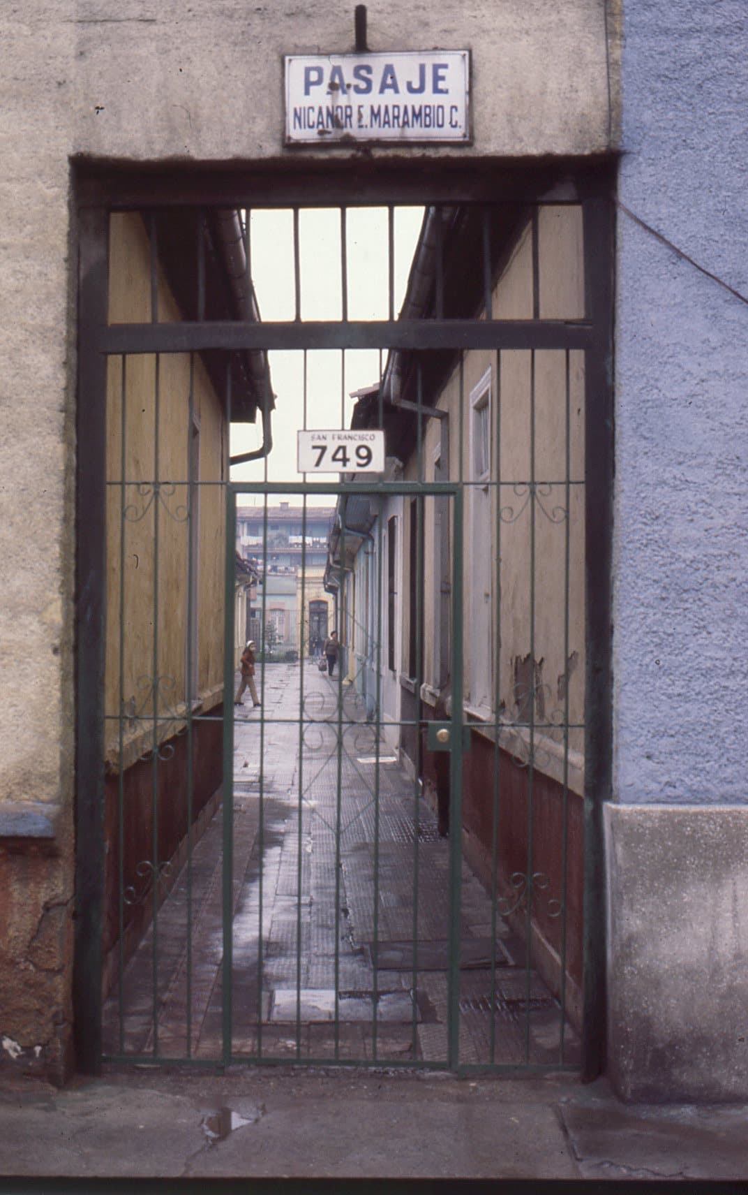 Pasaje Nicanor Marambio, 1980