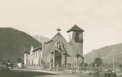 Parroquia Santa Rosa de Lo Barnechea, 1900