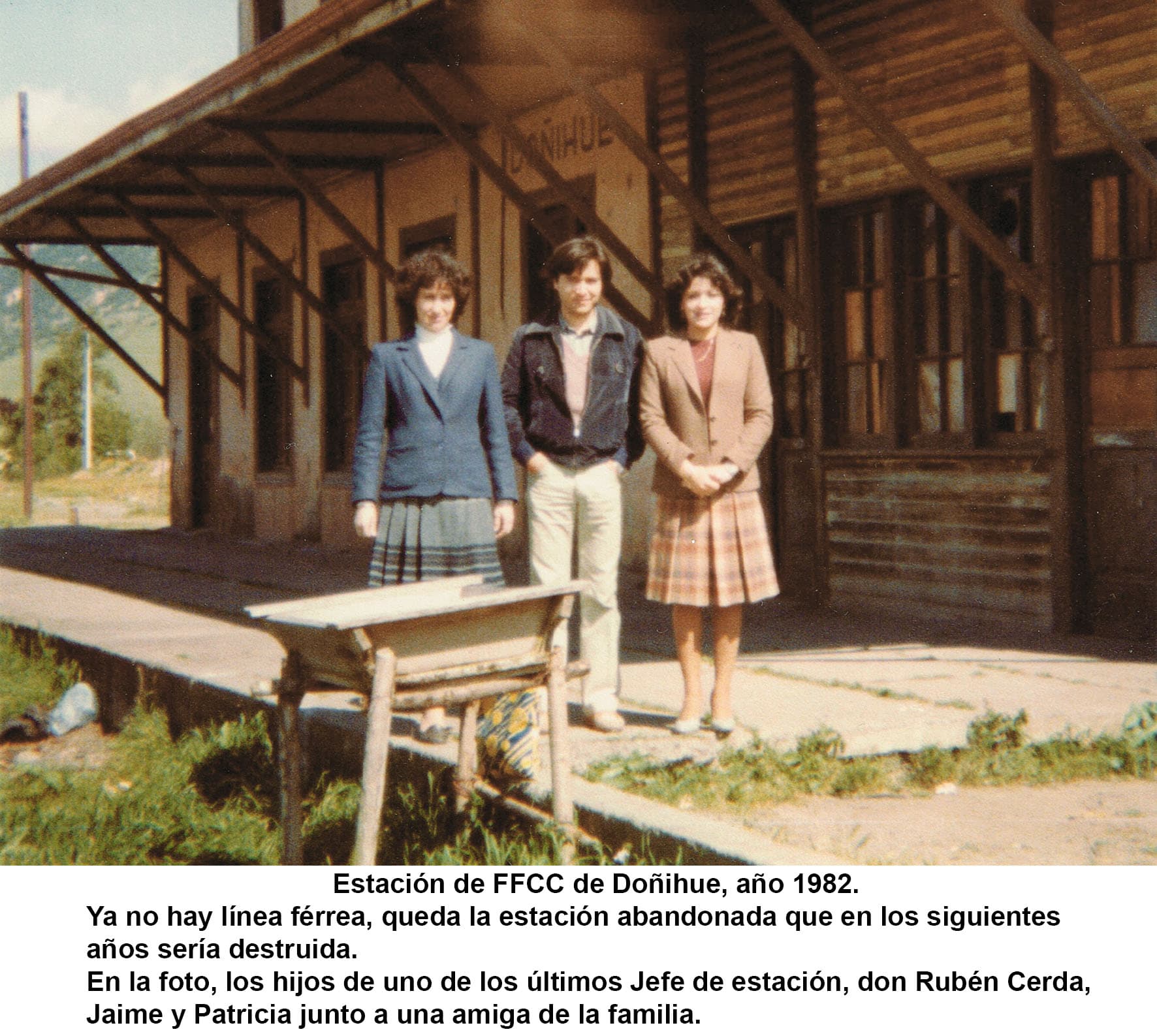 Estación de Ferrocarriles de Doñihue, 1982