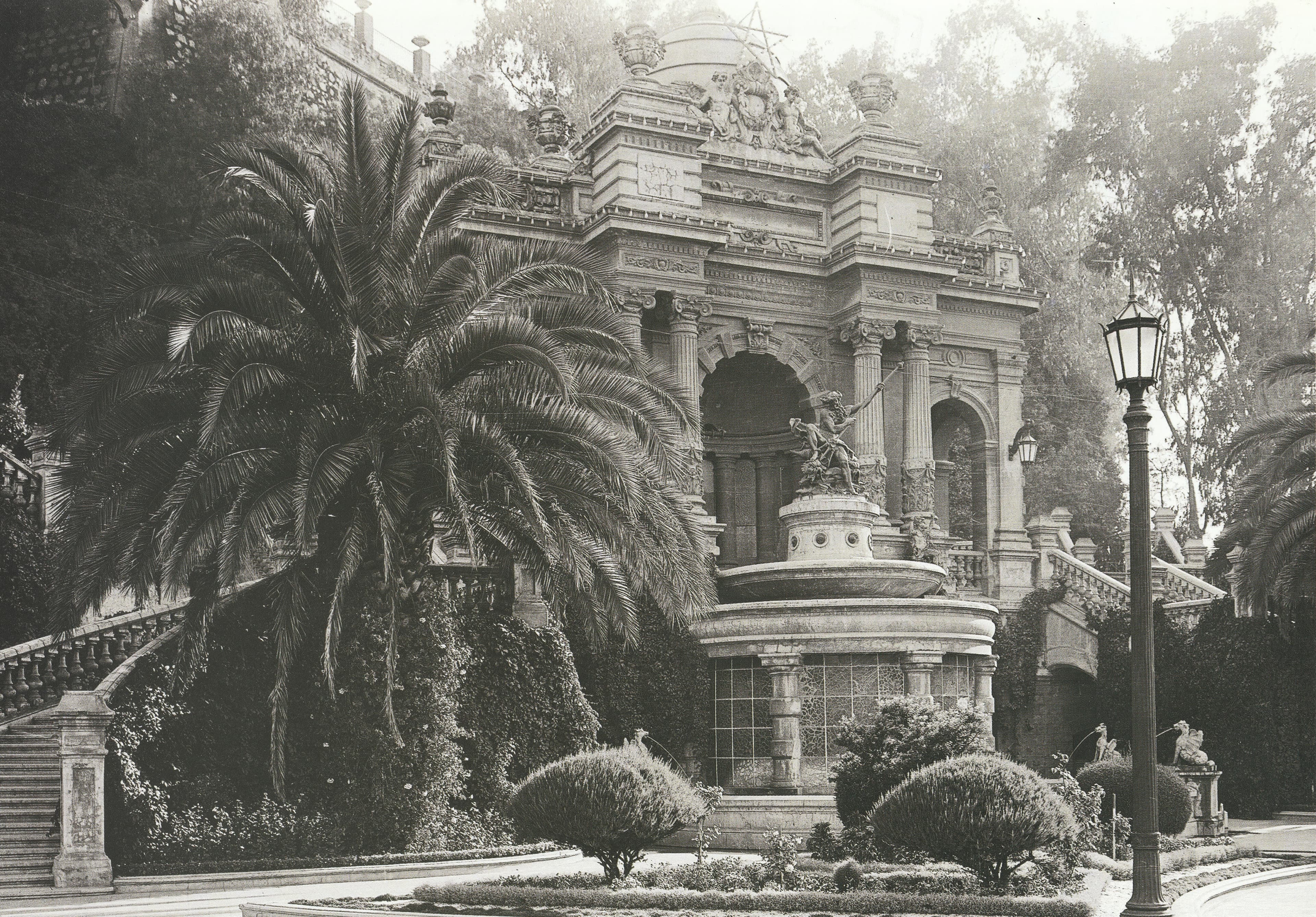 Cerro Santa Lucía en 1928